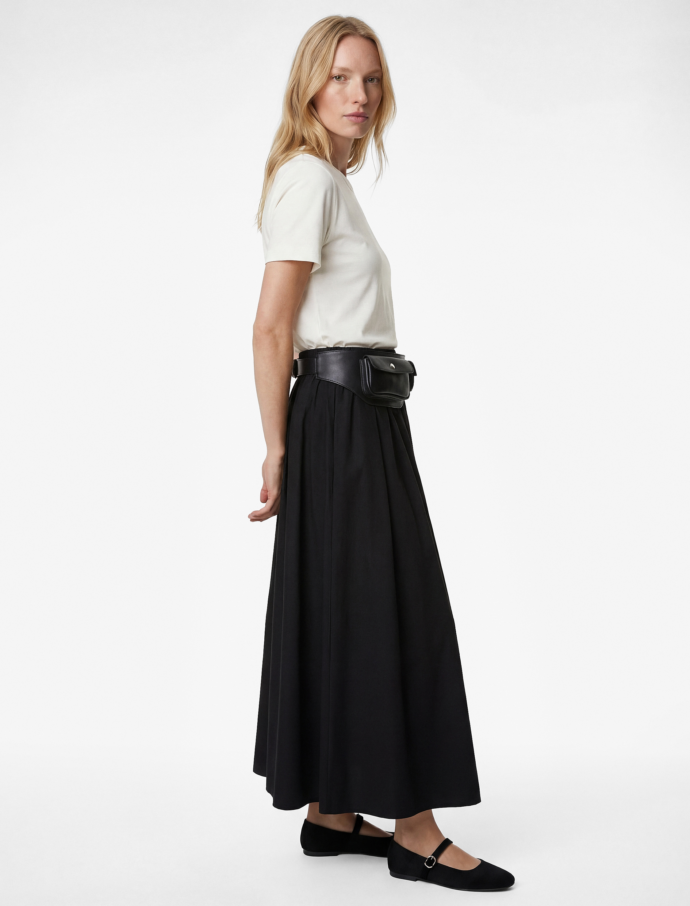   Slim Fit Kısa Kollu Bisiklet Yaka Modal Tişört