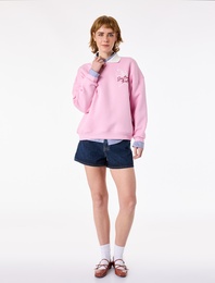 Normal Bel Düğmeli Pamuklu Rahat Kalıp Mini Denim Şort