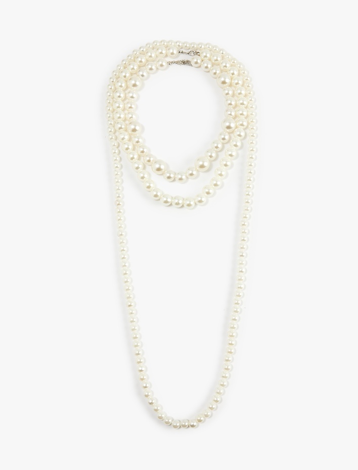 Kadın Çoklu İnci Kolye Seti