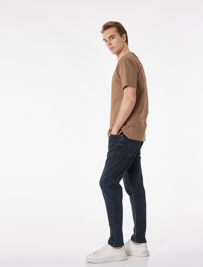  Normal Bel Regular Fit Pamuklu Tapered Jean Pantolon - Joe Jean