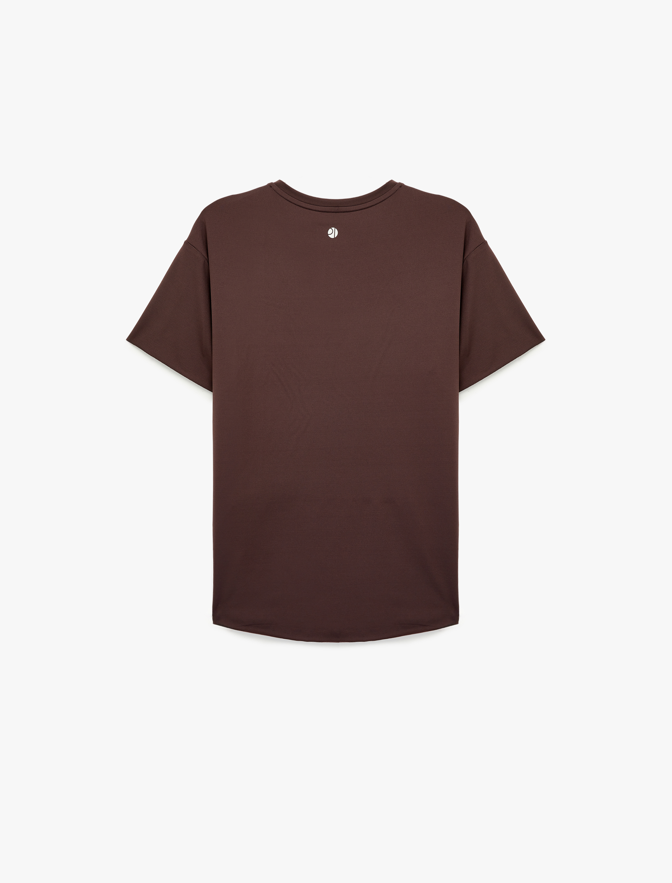   Rahat Kalıp Kısa Kollu Bisiklet Yaka Spor Tişört