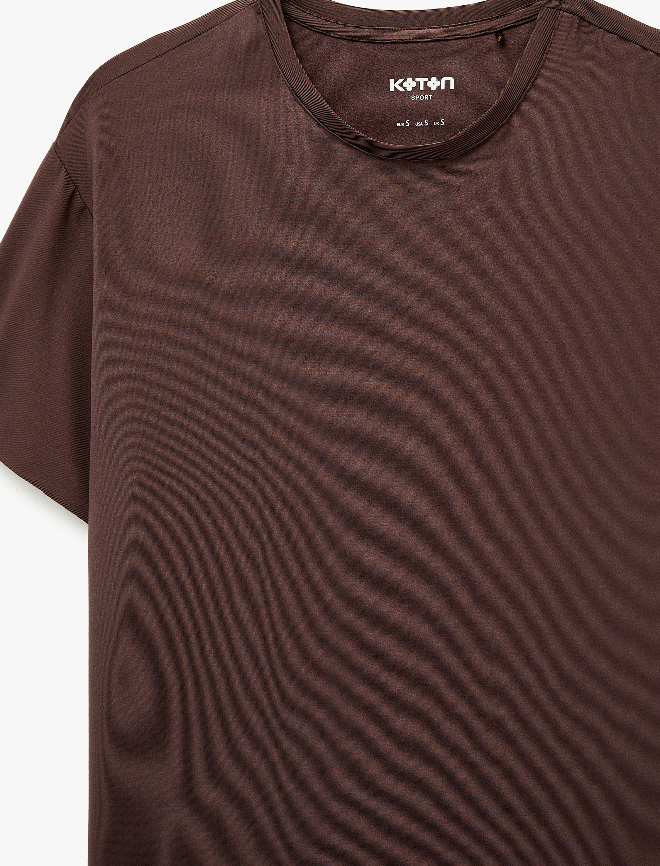   Rahat Kalıp Kısa Kollu Bisiklet Yaka Spor Tişört