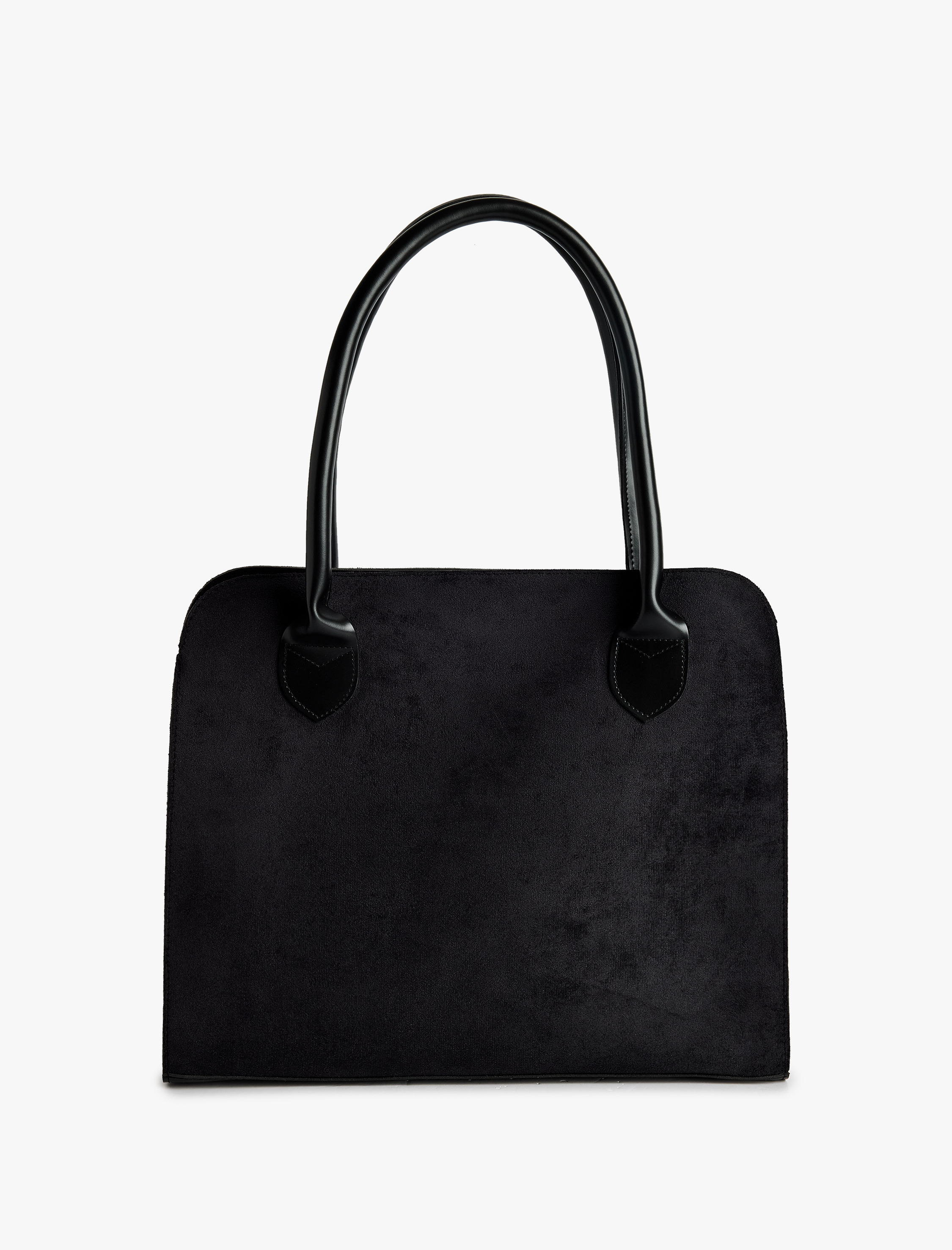  Kadın Saplı Suni Süet Tote Çanta