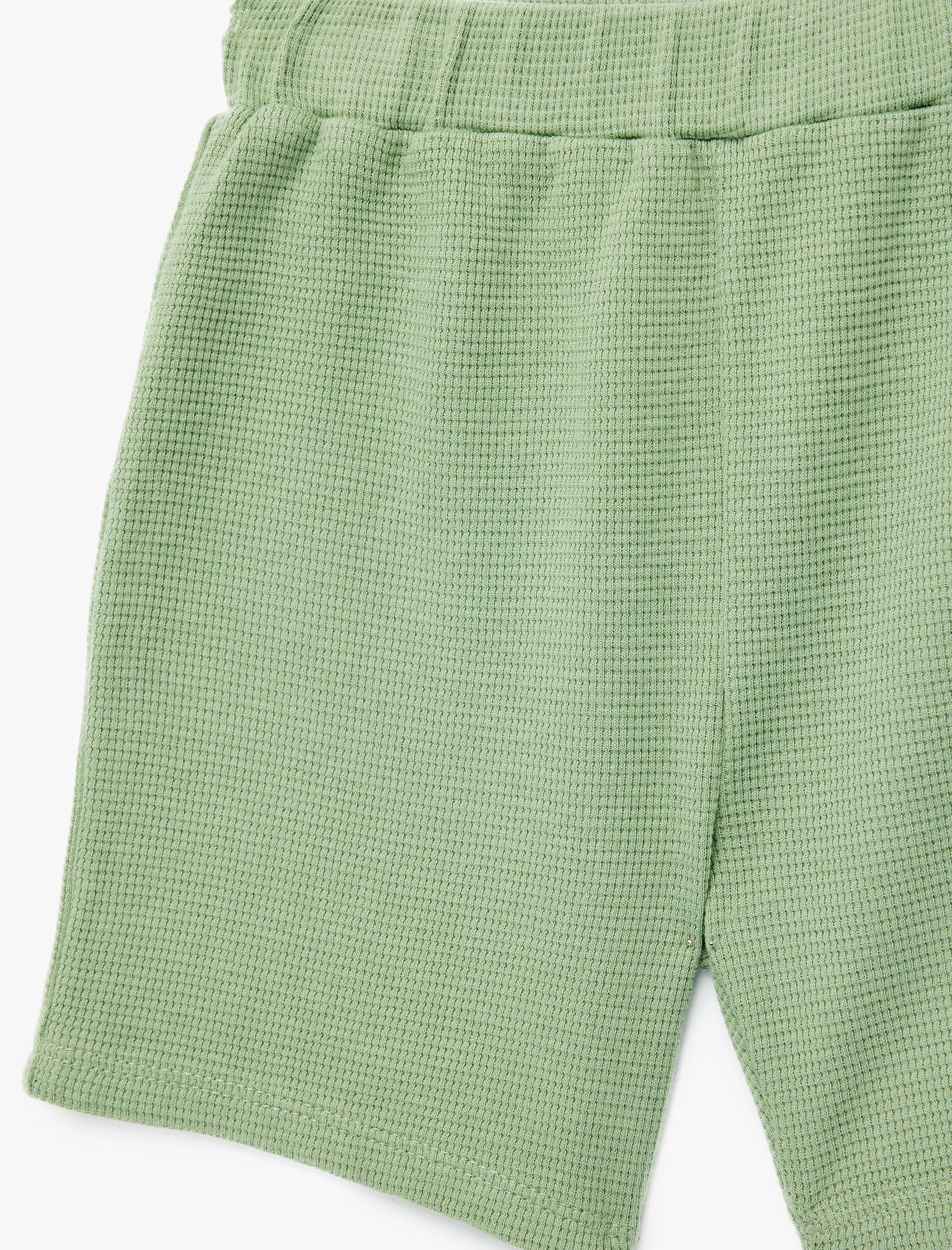  Erkek Bebek Pamuklu Bel Lastikli Cep Detaylı Basic Şort