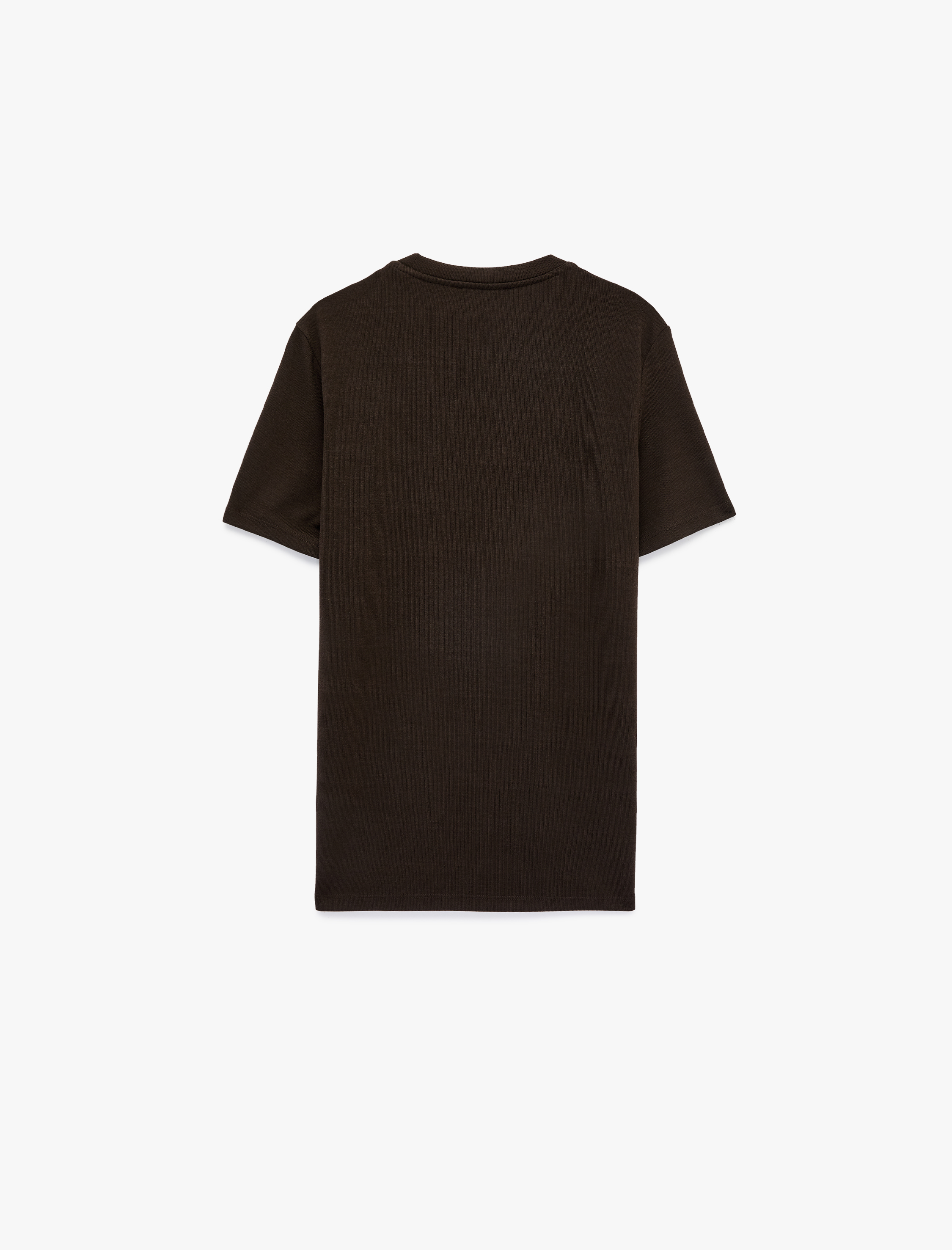   Bisiklet Yaka Viskon Karışımlı Kısa Kollu Basic Slim Fit Tişört