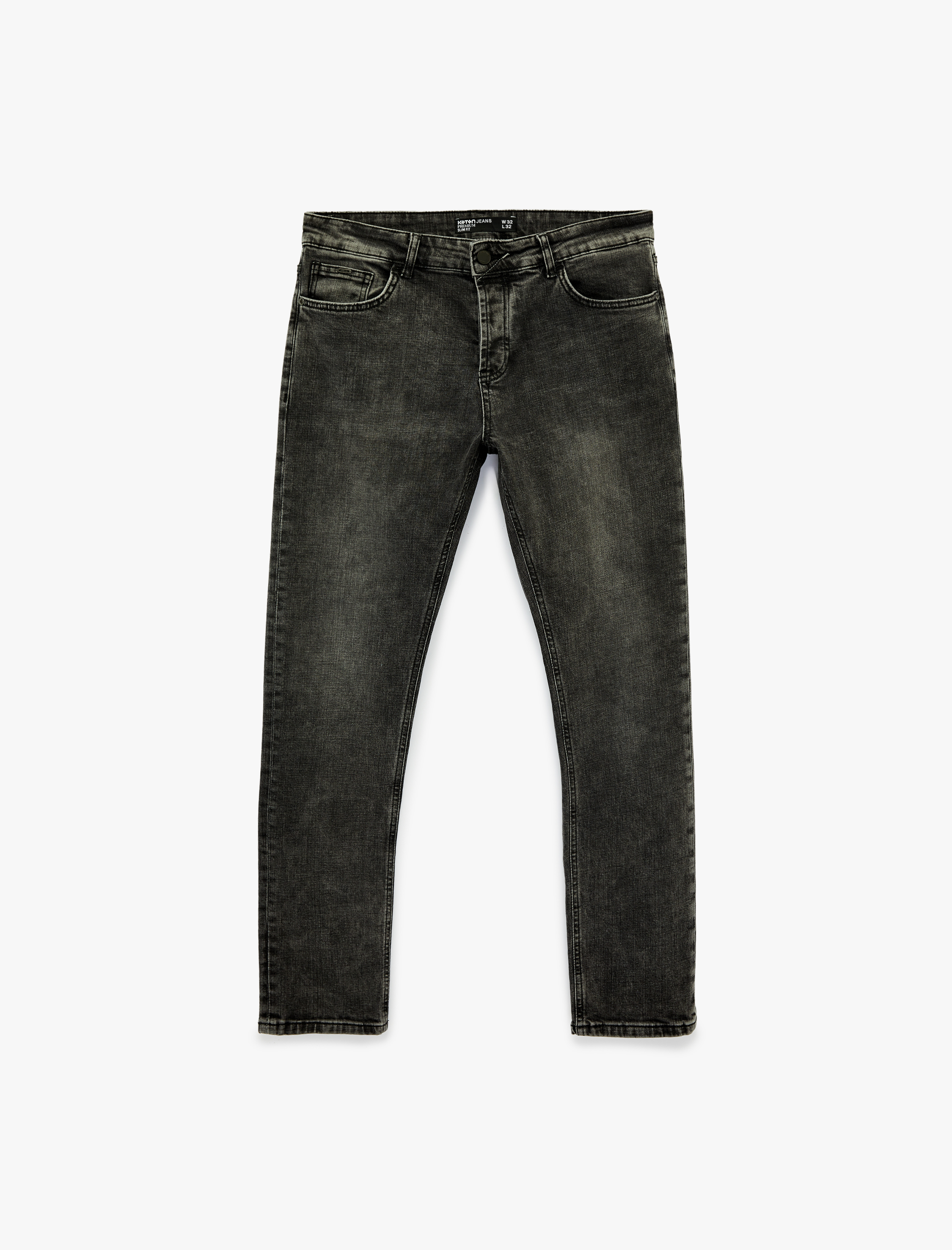   Pamuklu Cepli Normal Bel Slim Fit Jean Pantolon - Brad Jean