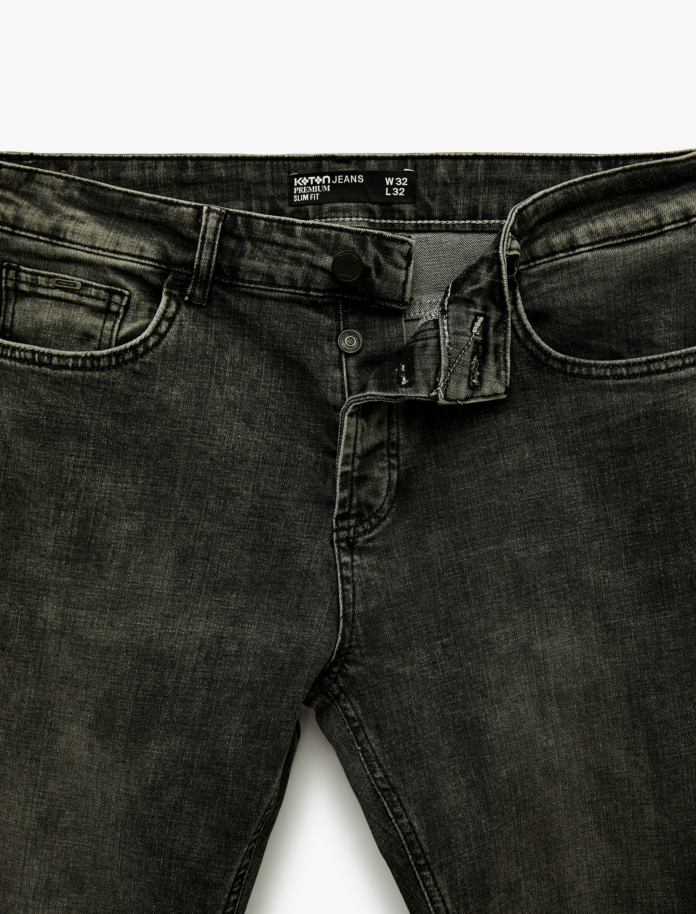   Pamuklu Cepli Normal Bel Slim Fit Jean Pantolon - Brad Jean