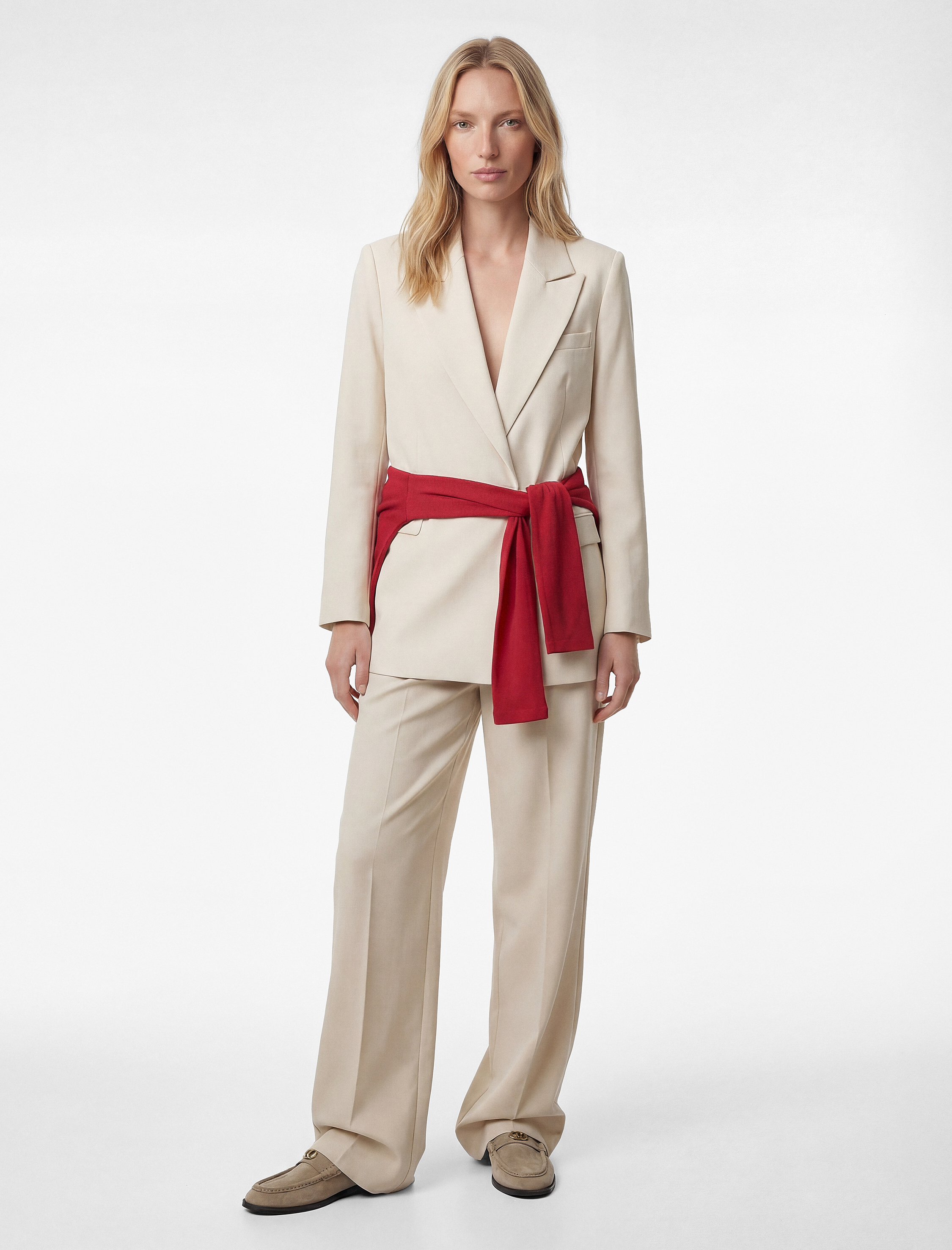   Viskon Kupro Kumaş Bol Kesim Düz Bol Paça Pantolon