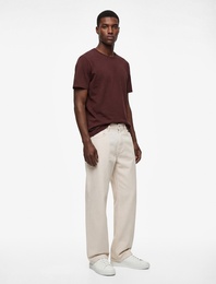 Regular Fit Kısa Kollu Bisiklet Yaka Basic Pamuklu Tişört