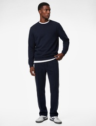 Regular Fit Biyeli Cepli Beli Bağcıklı Eşofman Altı