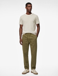 Oversize Pamuklu Cepli Beli Bağcıklı Baggy Jean Pantolon