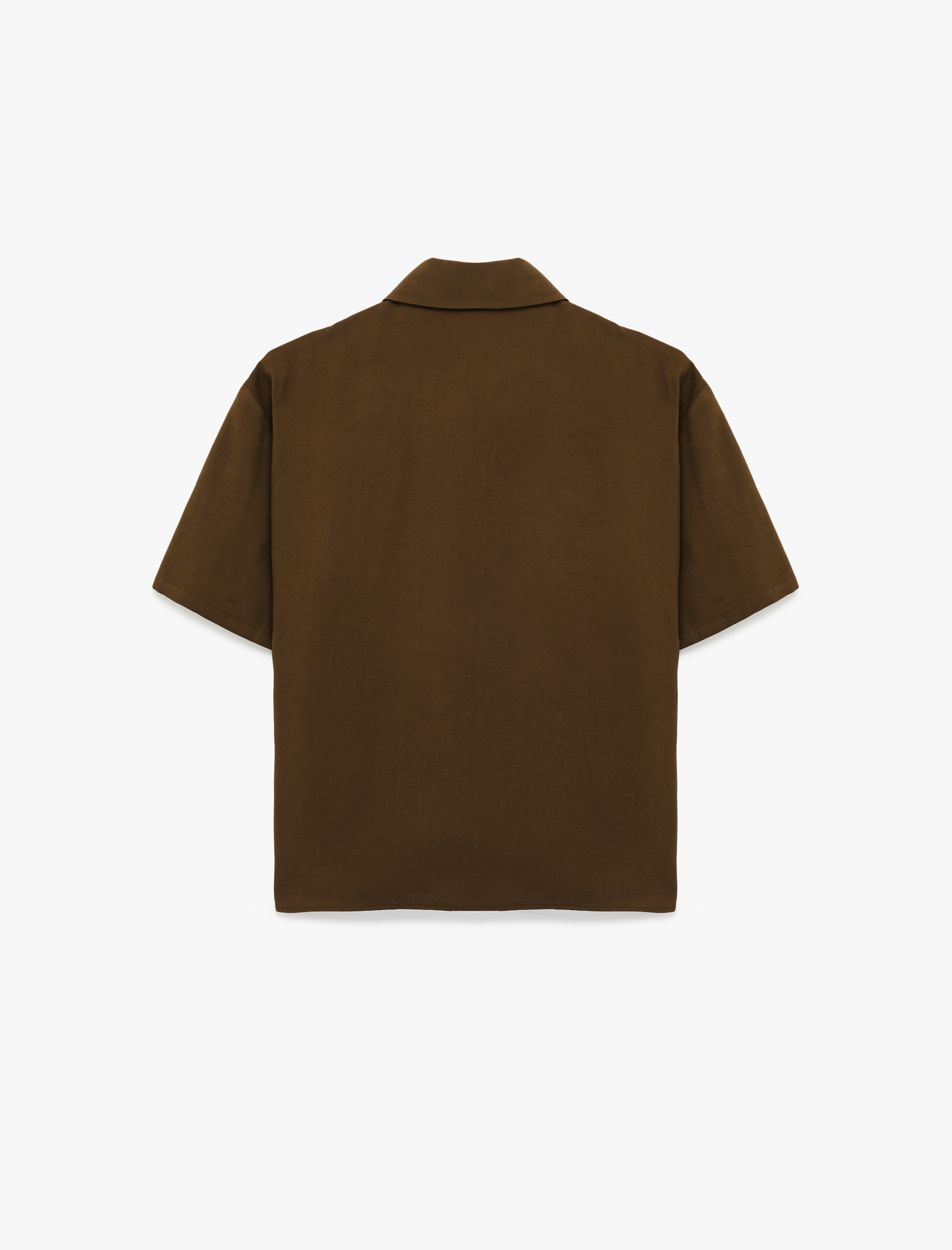   Modal Kumaş Yarım Düğmeli Kısa Kollu Polo Yaka Tişört