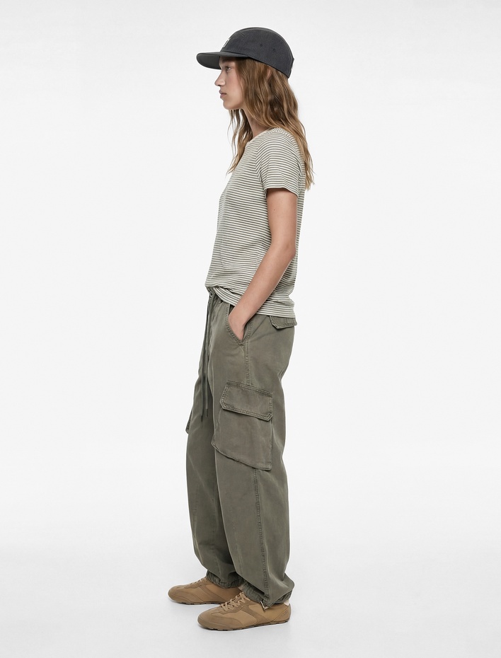  Bisiklet Yaka Kısa Kollu Slim Fit Tişört