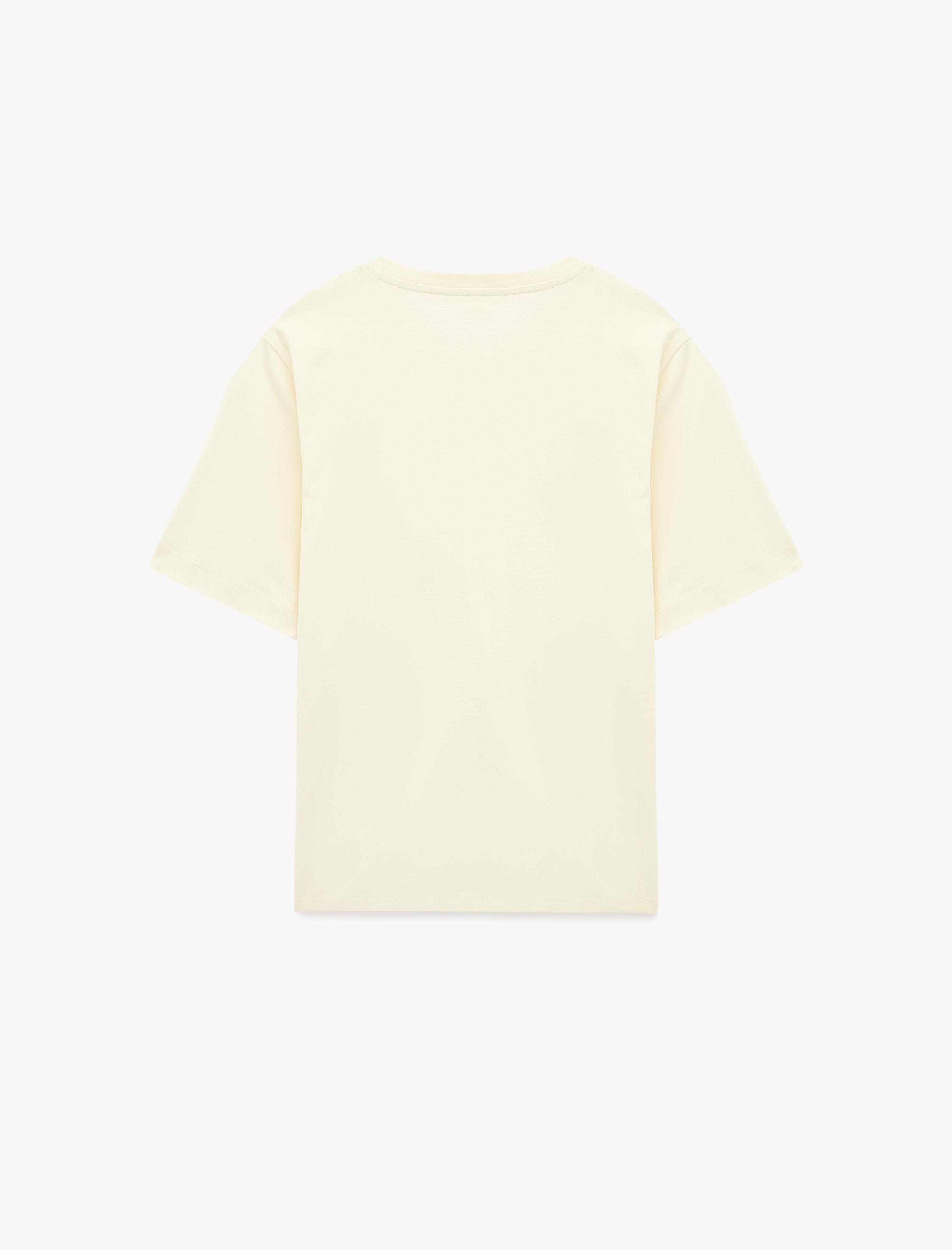   Regular Fit Pamuklu Kısa Kollu Bisiklet Yaka Basic Tişört