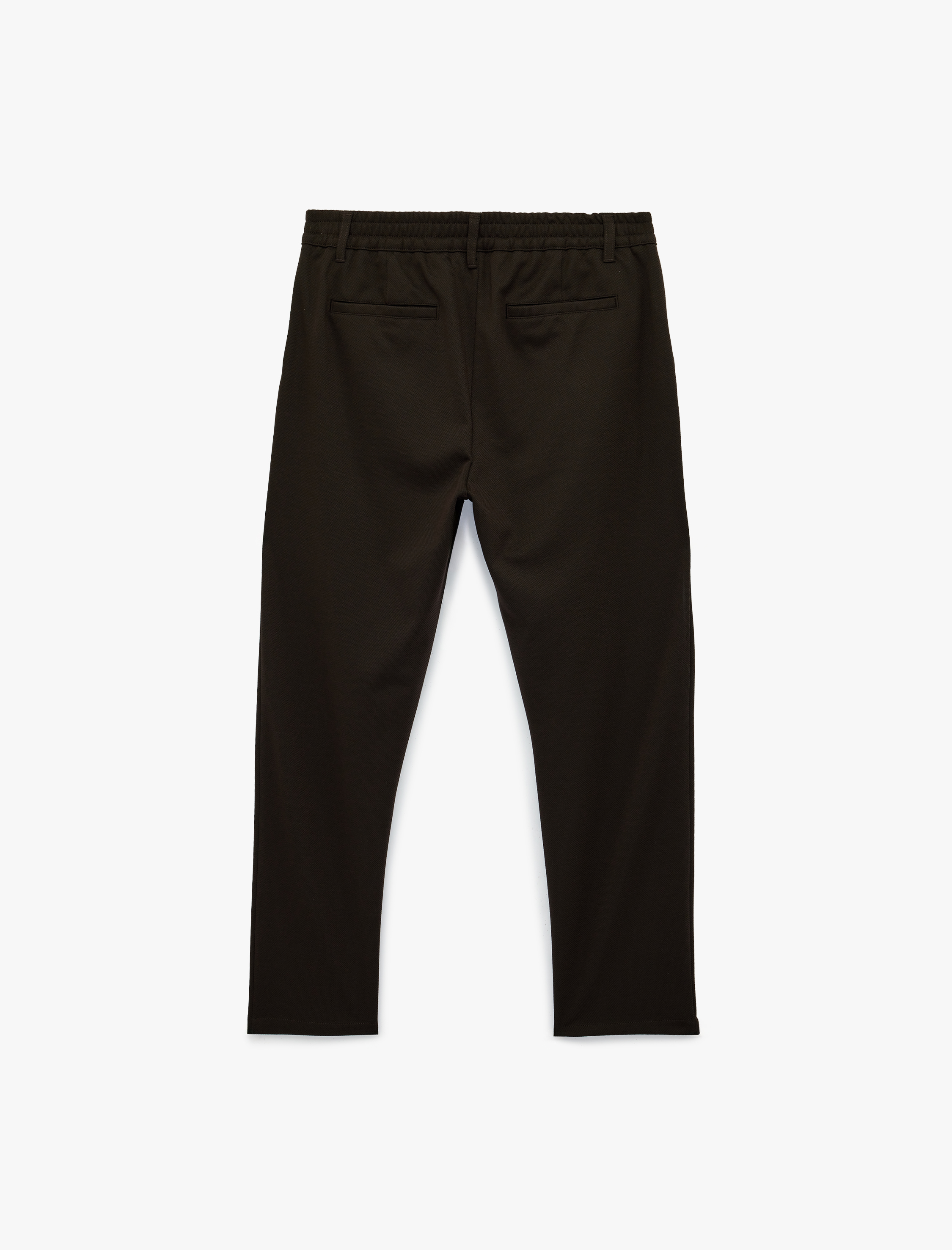   Regular Fit Düğmeli Cepli Duble Paça Pantolon