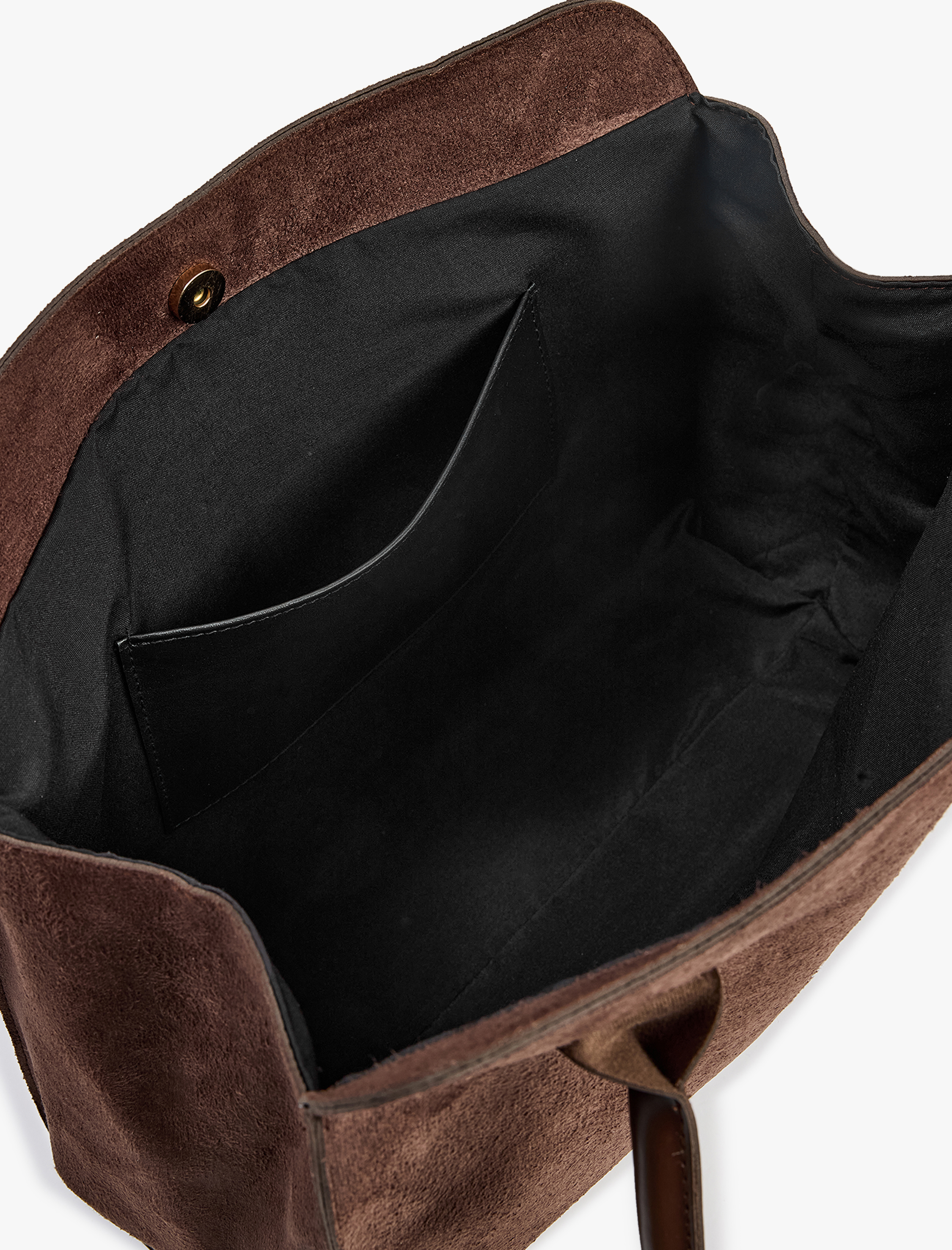  Kadın Suni Süet Saplı Tote Çanta