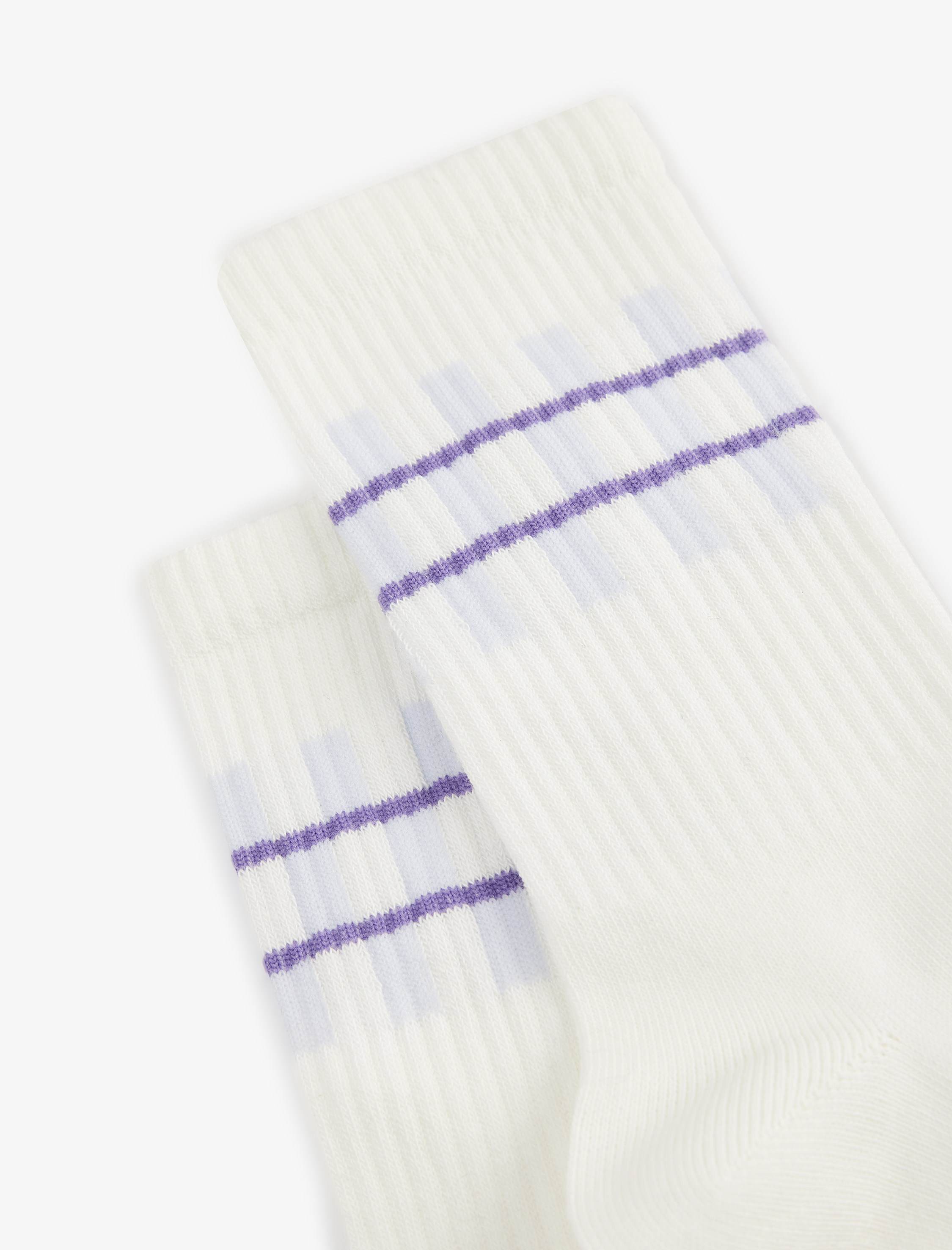  Kadın Geometrik Desenli Soket Tenis Çorap