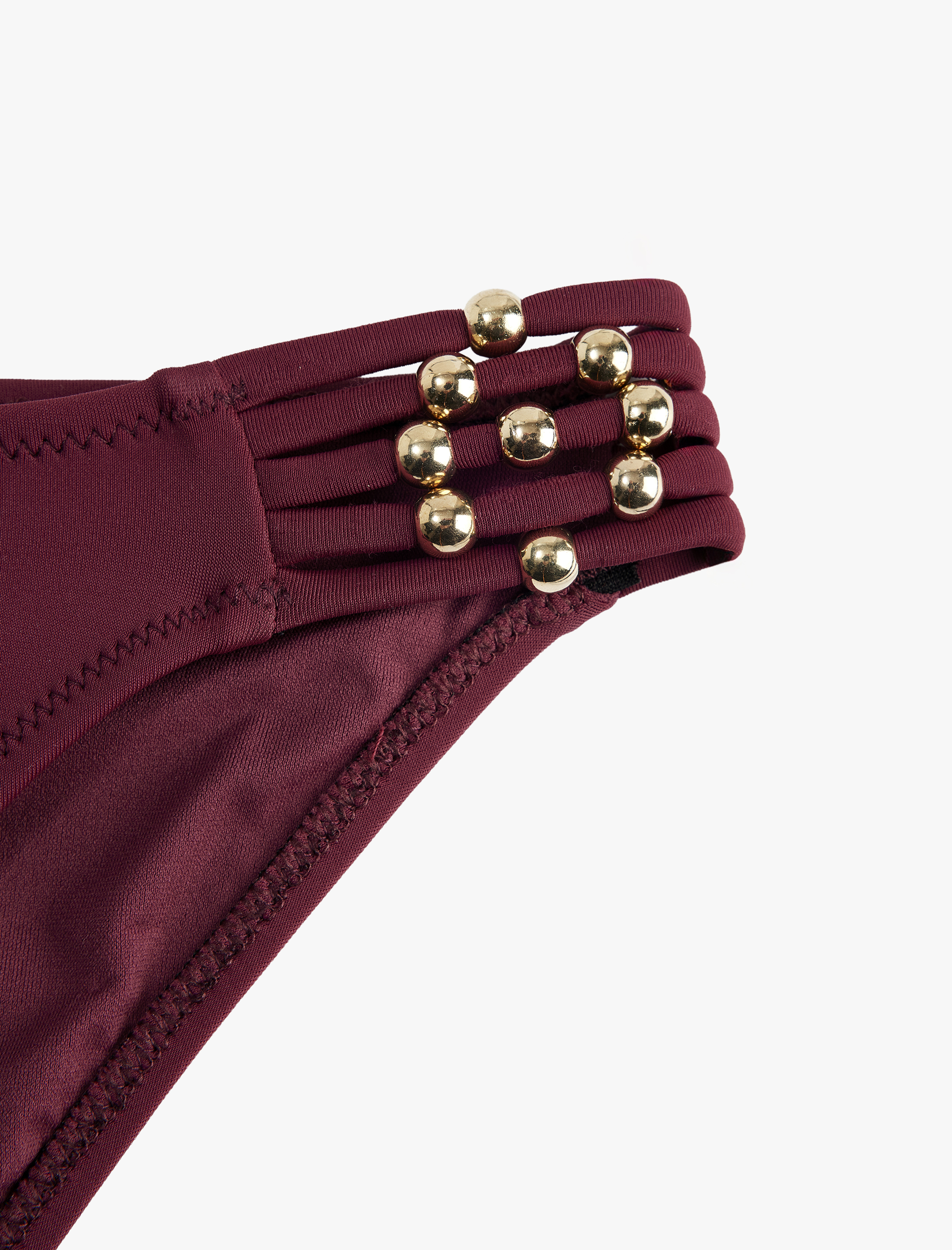   Boncuk Detaylı Bikini Altı