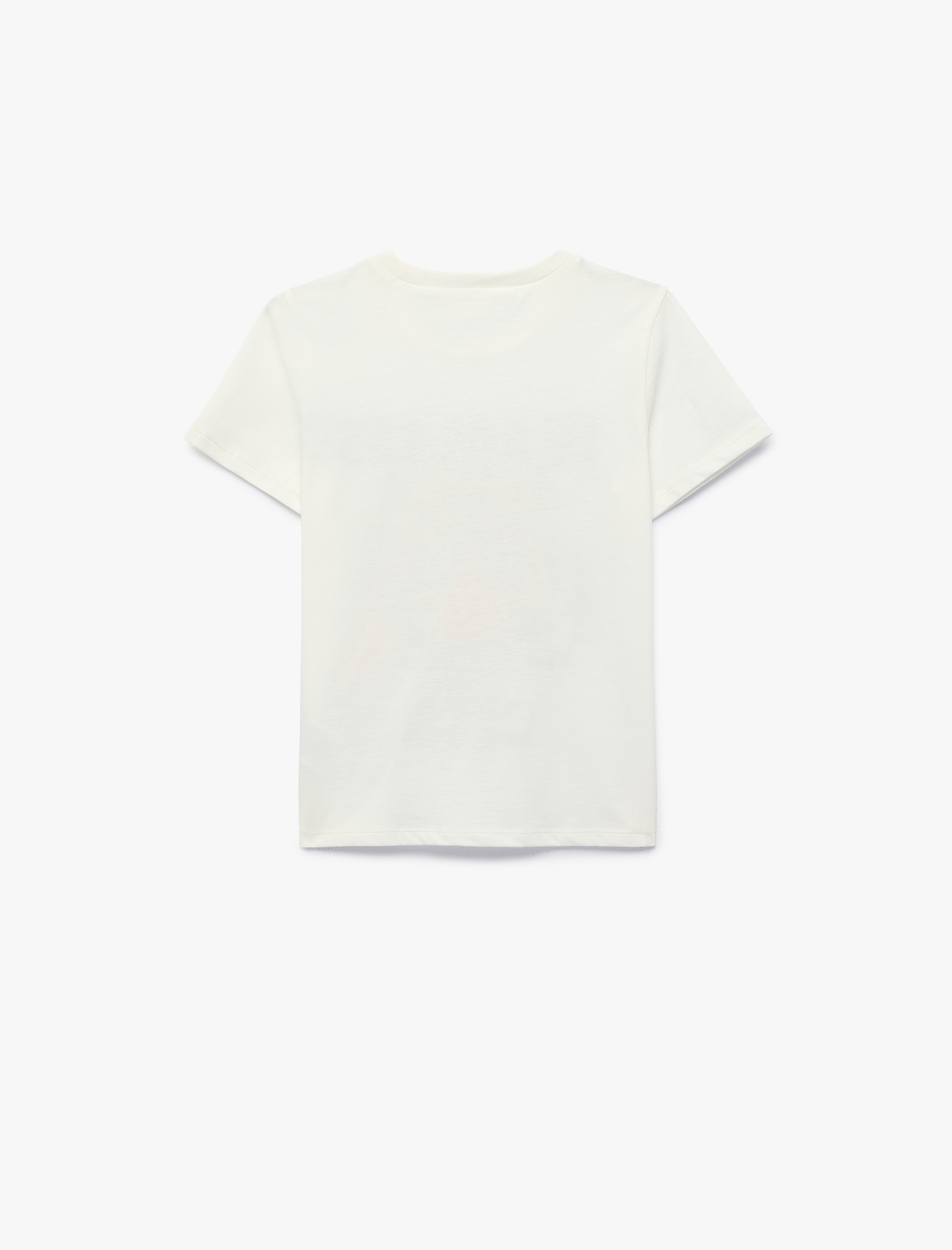  Erkek Çocuk Pamuklu Kısa Kollu Bisiklet Yaka Kaplan Baskılı Tişört