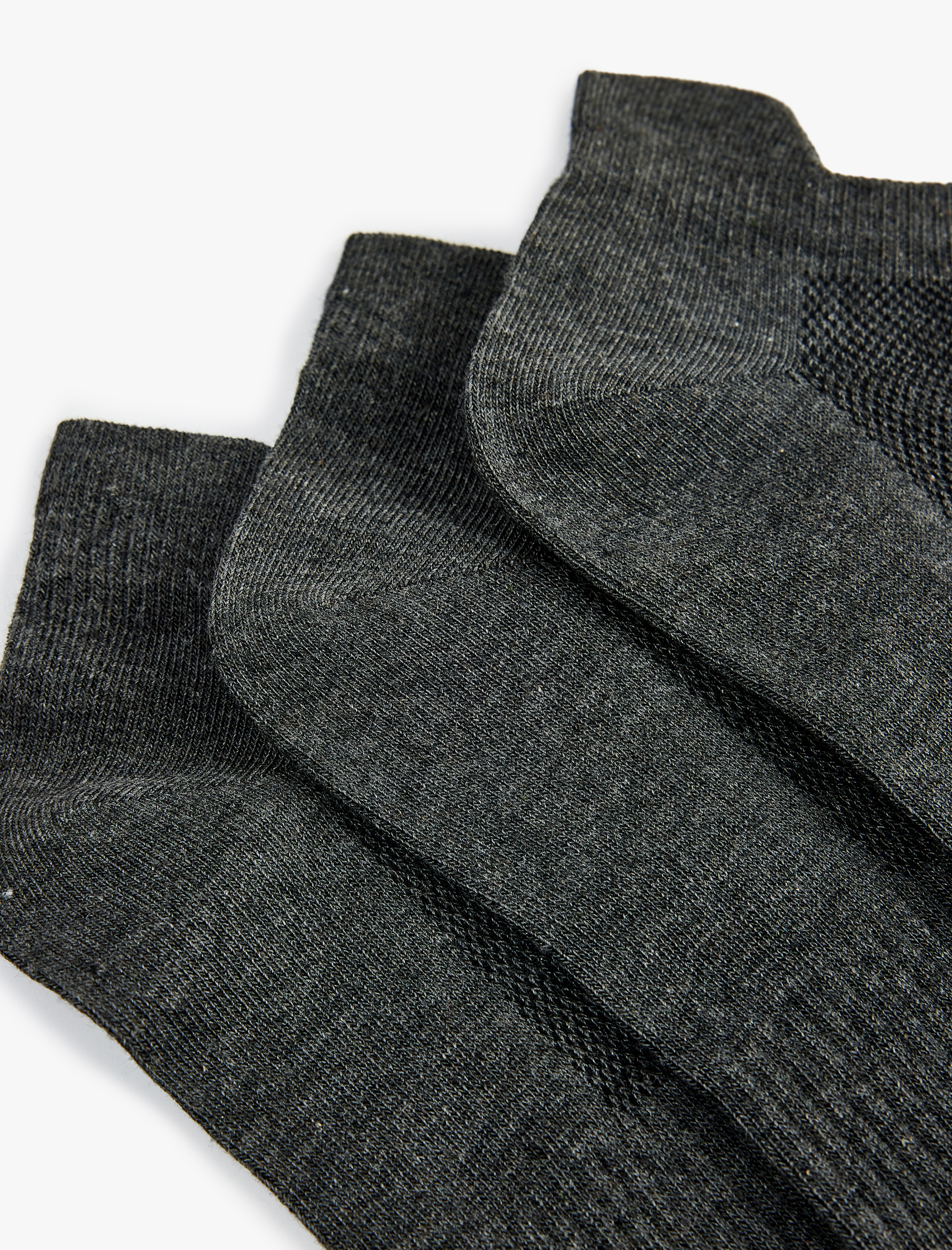  Erkek 3'lü Patik Spor Çorabı Seti