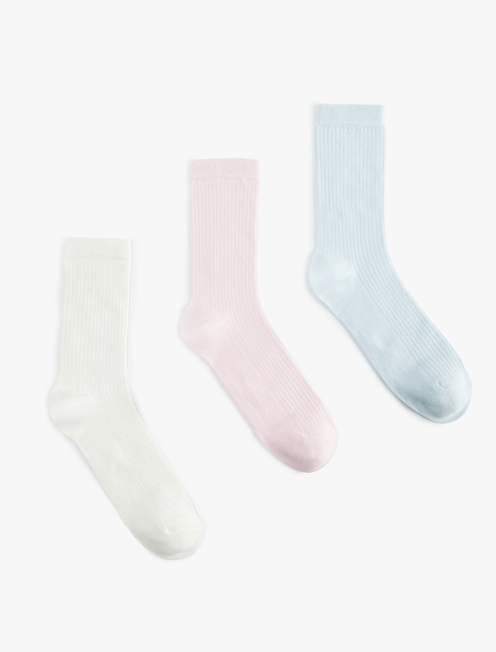 Kadın 3'lü Basic Soket Çorap Seti