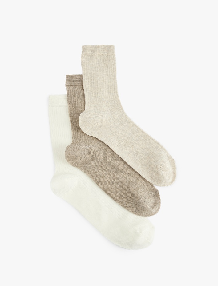 Kadın 3'lü Basic Soket Çorap Seti