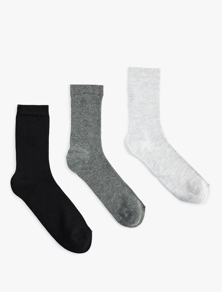 Kadın 3'lü Basic Soket Çorap Seti