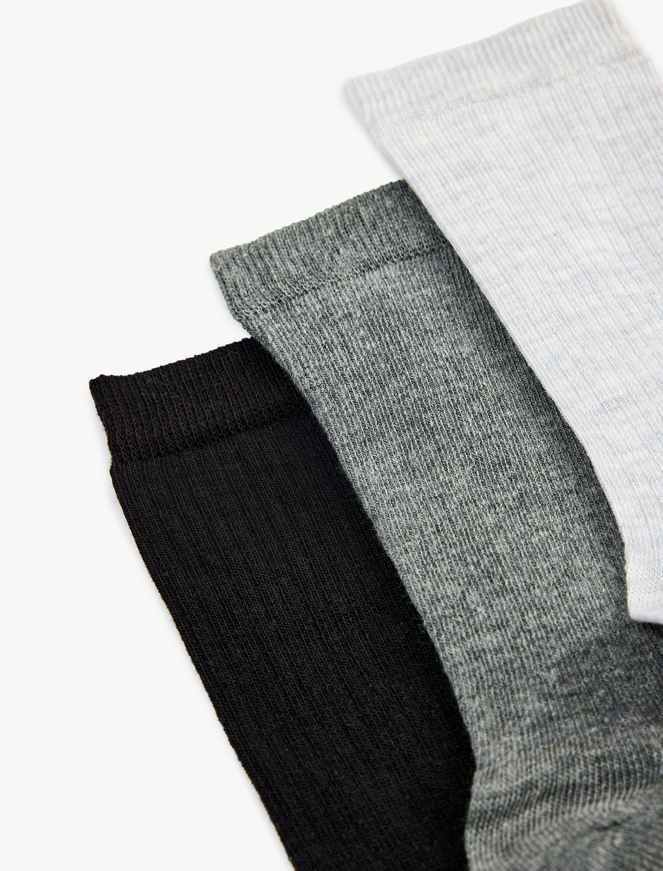  Kadın 3'lü Basic Soket Çorap Seti