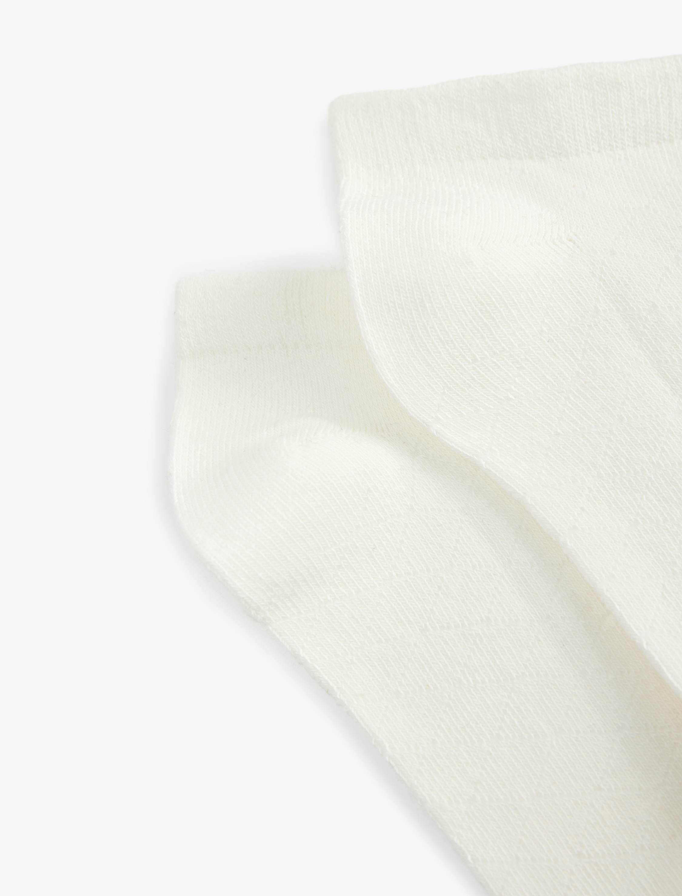  Kadın Basic Pamuklu 2'li Patik Çorap Seti