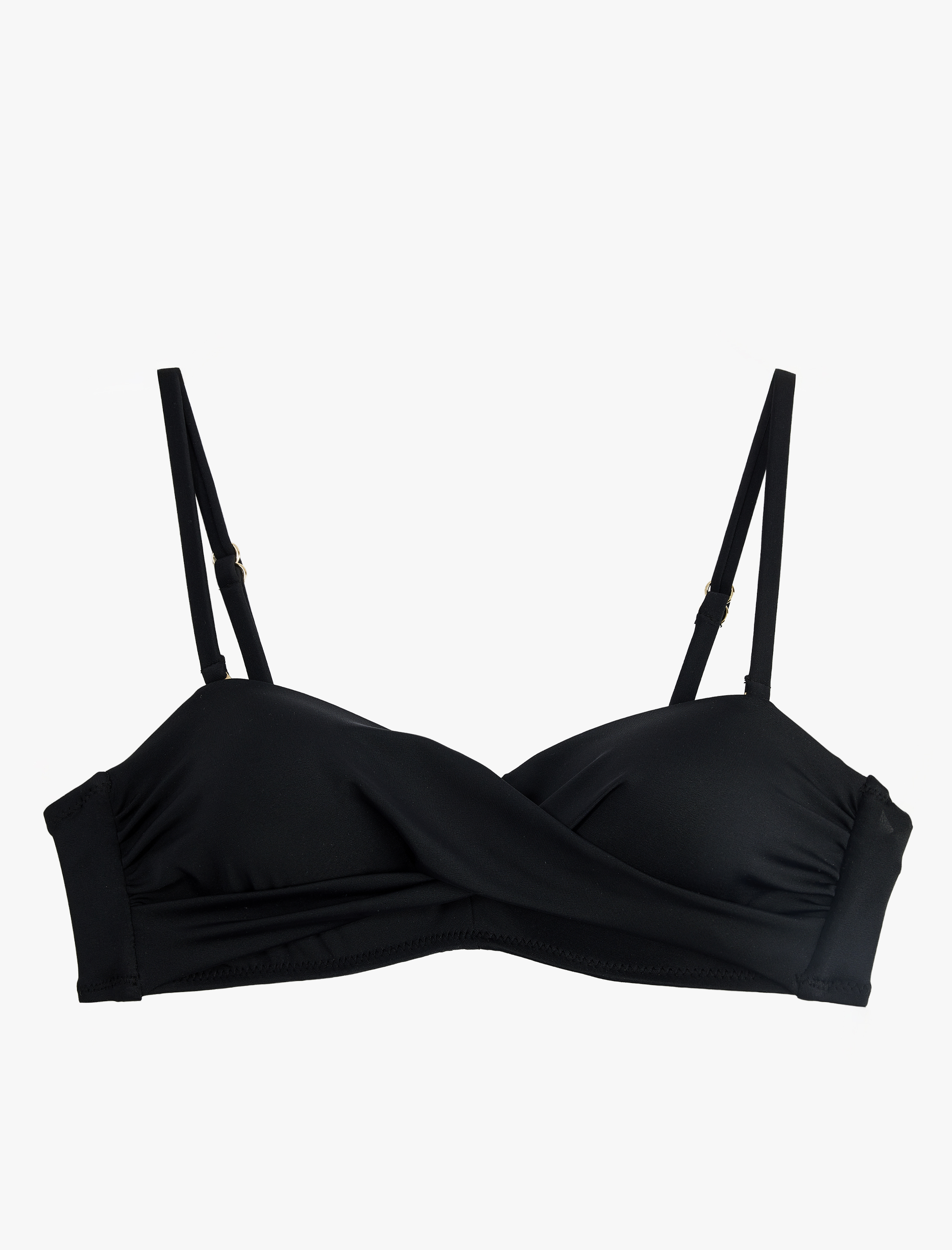   Çıkarılabilir Askılı Balenli Straplez Bikini Üstü