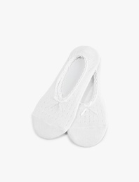 Dantel Detaylı Fiyonklu 2'li Spor Çorap Seti