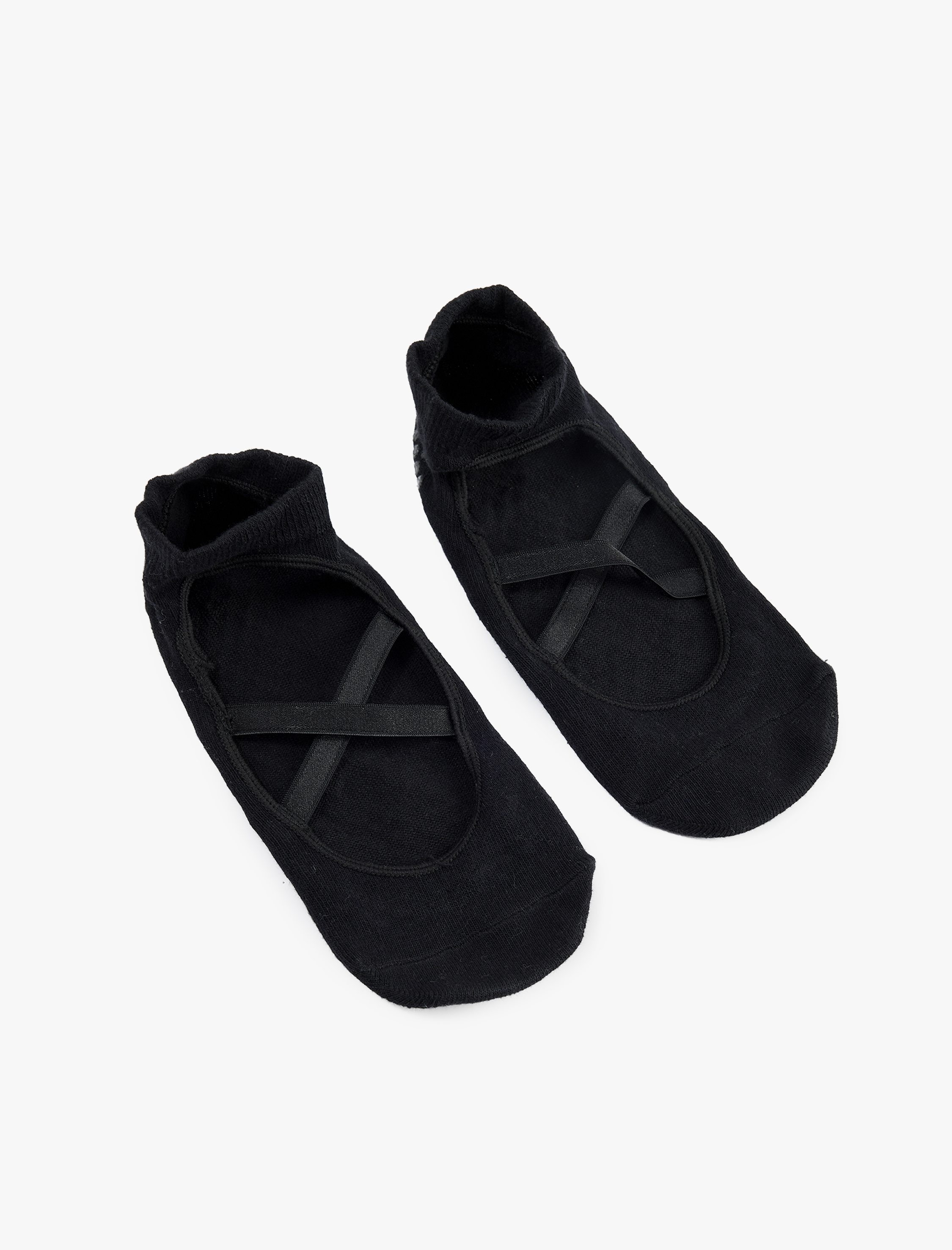  Kadın Lastikli Kaydırmaz Yoga Çorabı