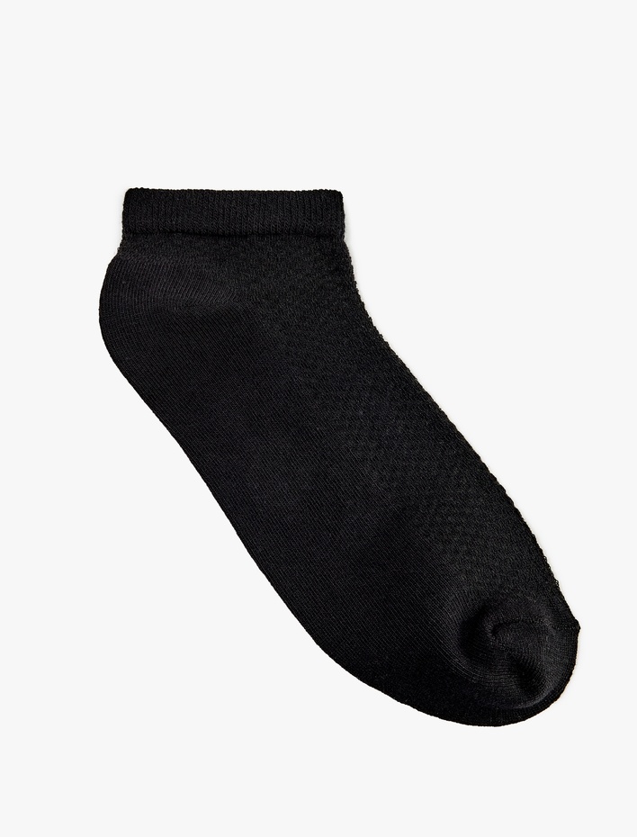 Erkek 3'lü Basic Pamuklu Patik Çorap Seti