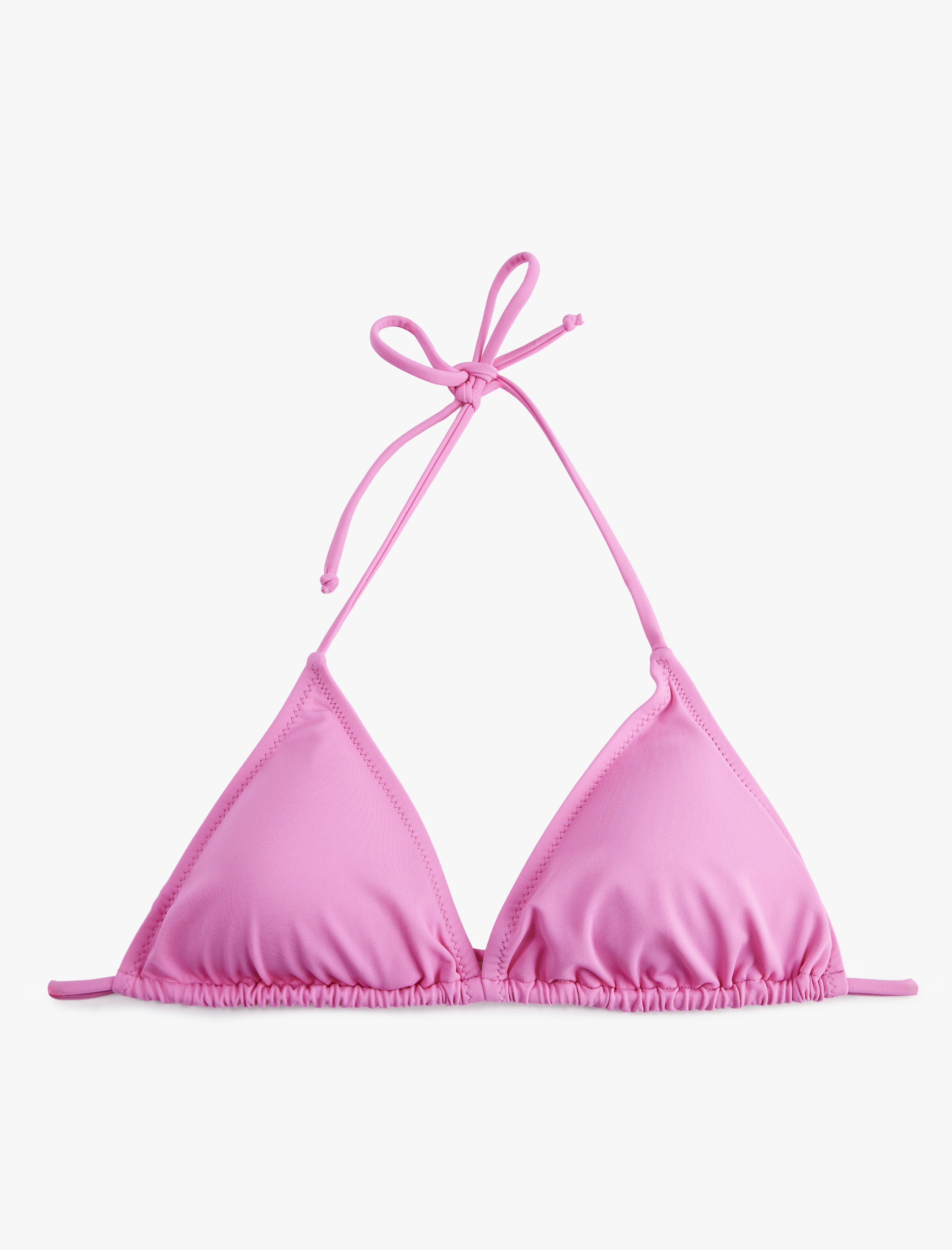   Boyundan Bağlamalı Üçgen Bikini Üstü