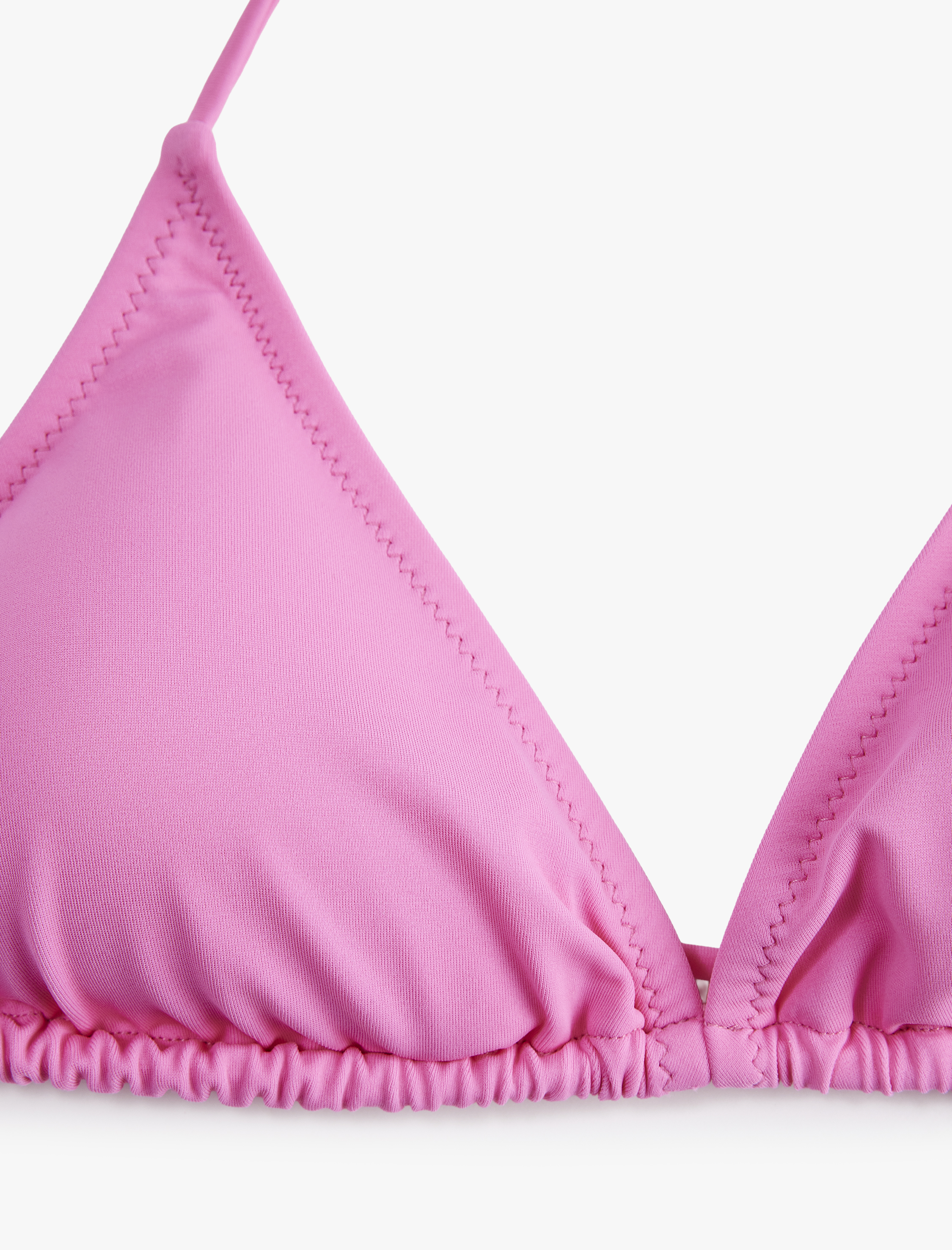   Boyundan Bağlamalı Üçgen Bikini Üstü