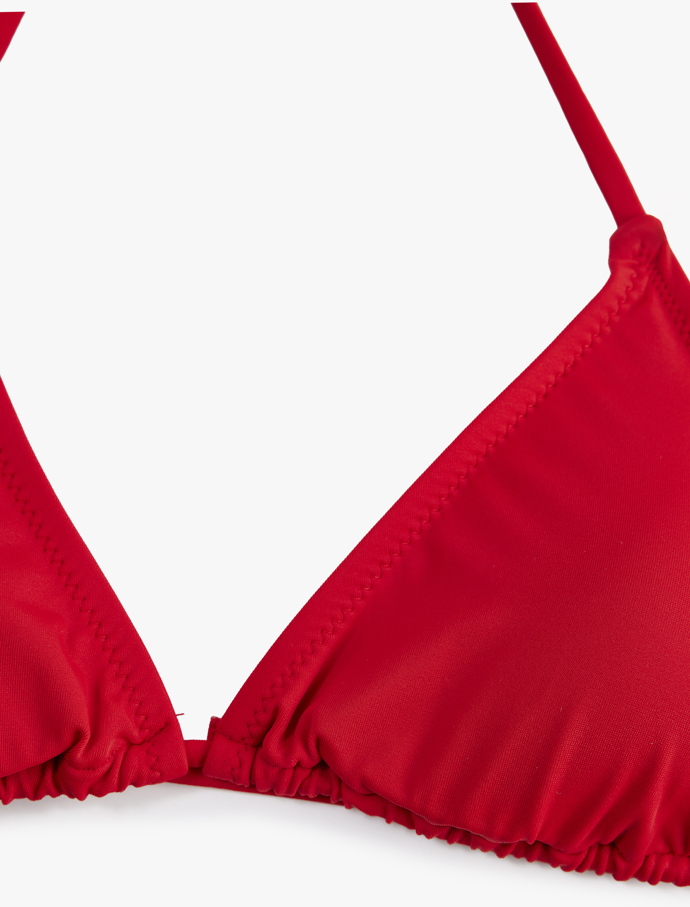   İpli Üçgen Bikini Üstü