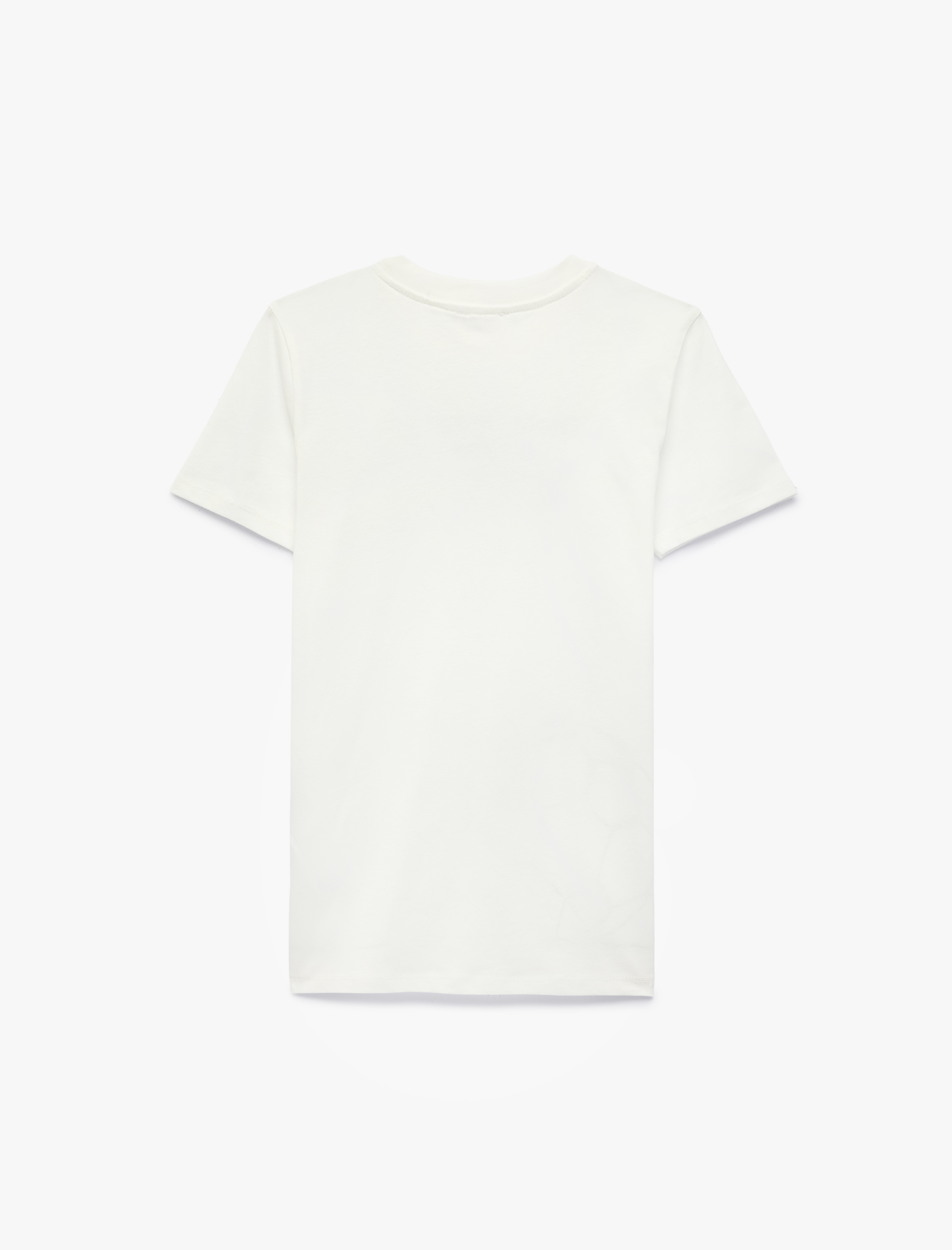  Erkek Çocuk Pamuklu Bisiklet Yaka Kısa Kollu Futbol Temalı Baskılı Tişört