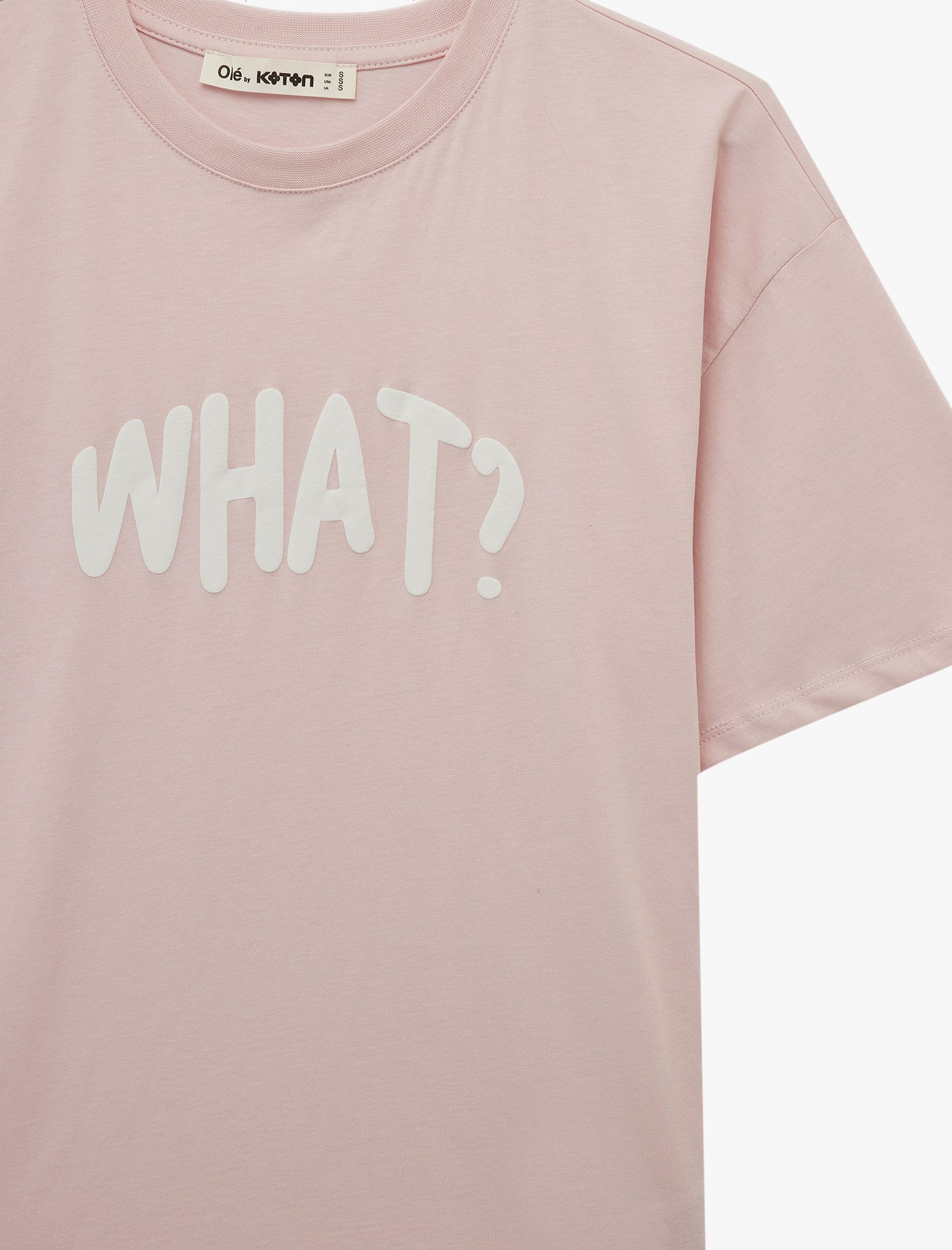   Rahat Kalıp Kısa Kollu Baskılı Pamuklu Tişört