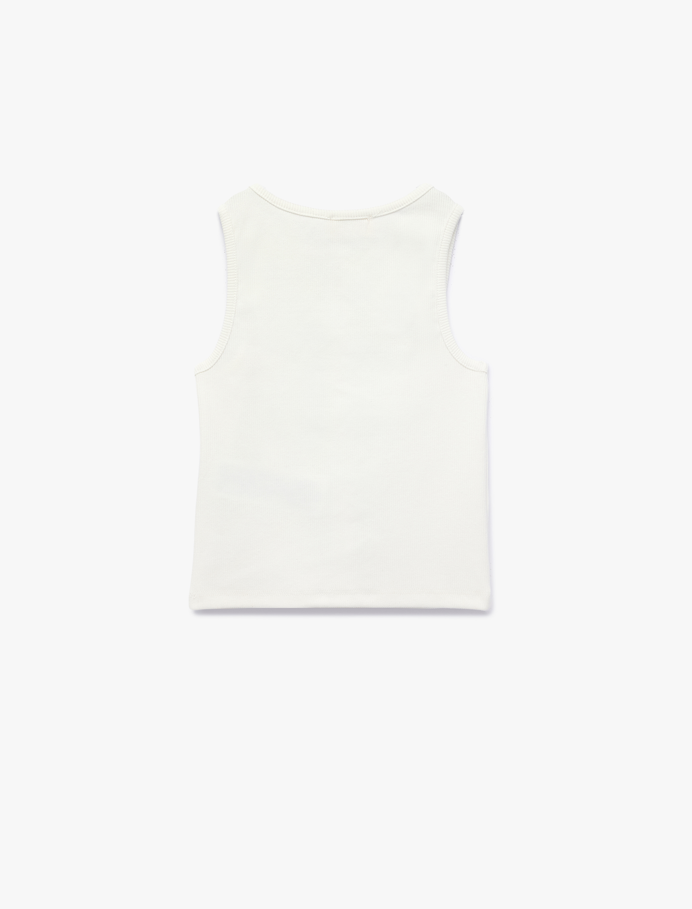  Kız Çocuk Pamuklu Bisiklet Yaka Fiyonk Detaylı Fitilli Atlet