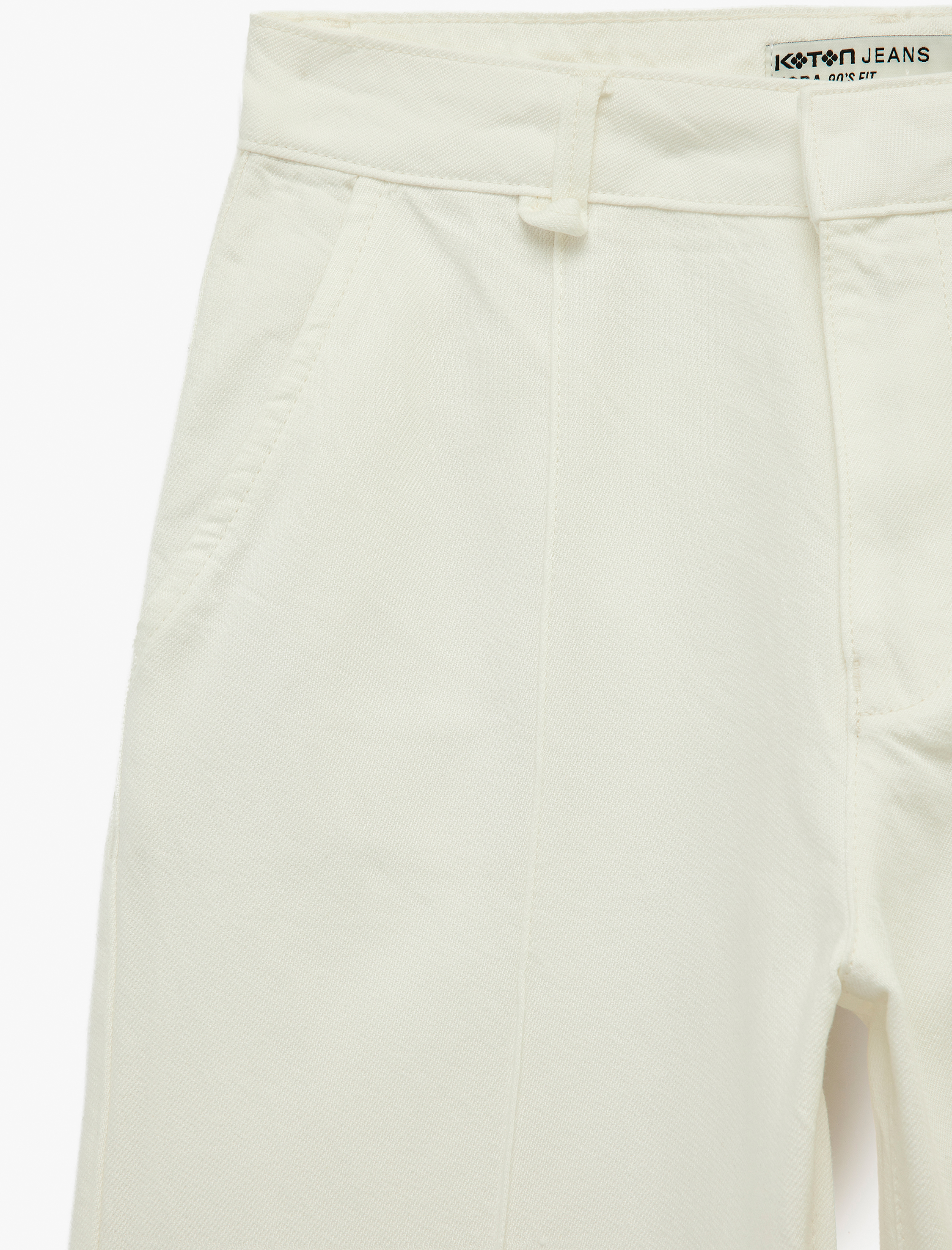   Standart Bel Nervürlü Duble Paça Pantolon - Straight Fit Jean