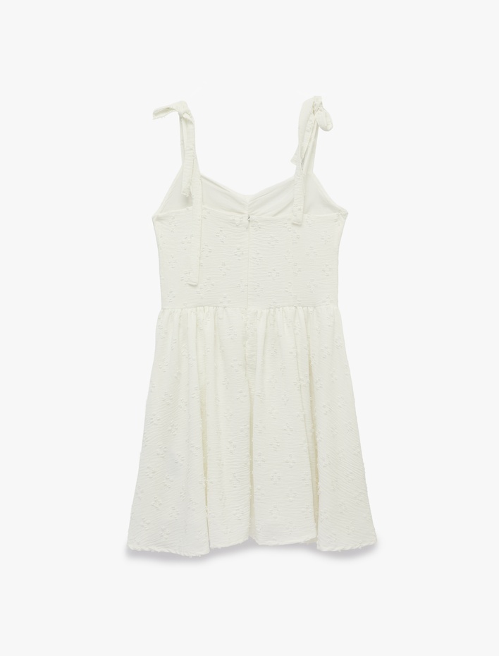  İnce Askılı Gipeli Mini Elbise