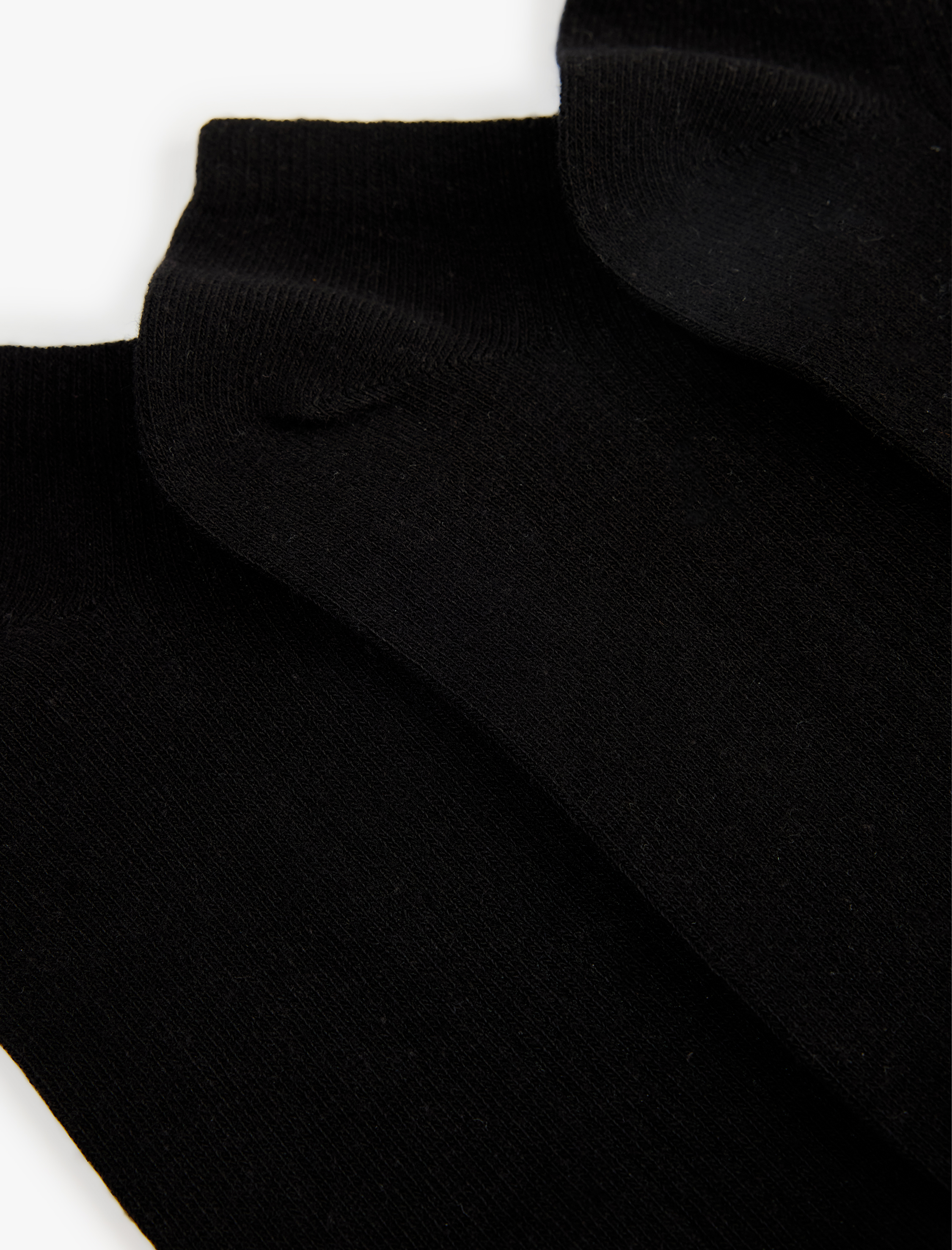  Erkek Çok Renkli Pamuklu 3'lü Patik Çorap Seti