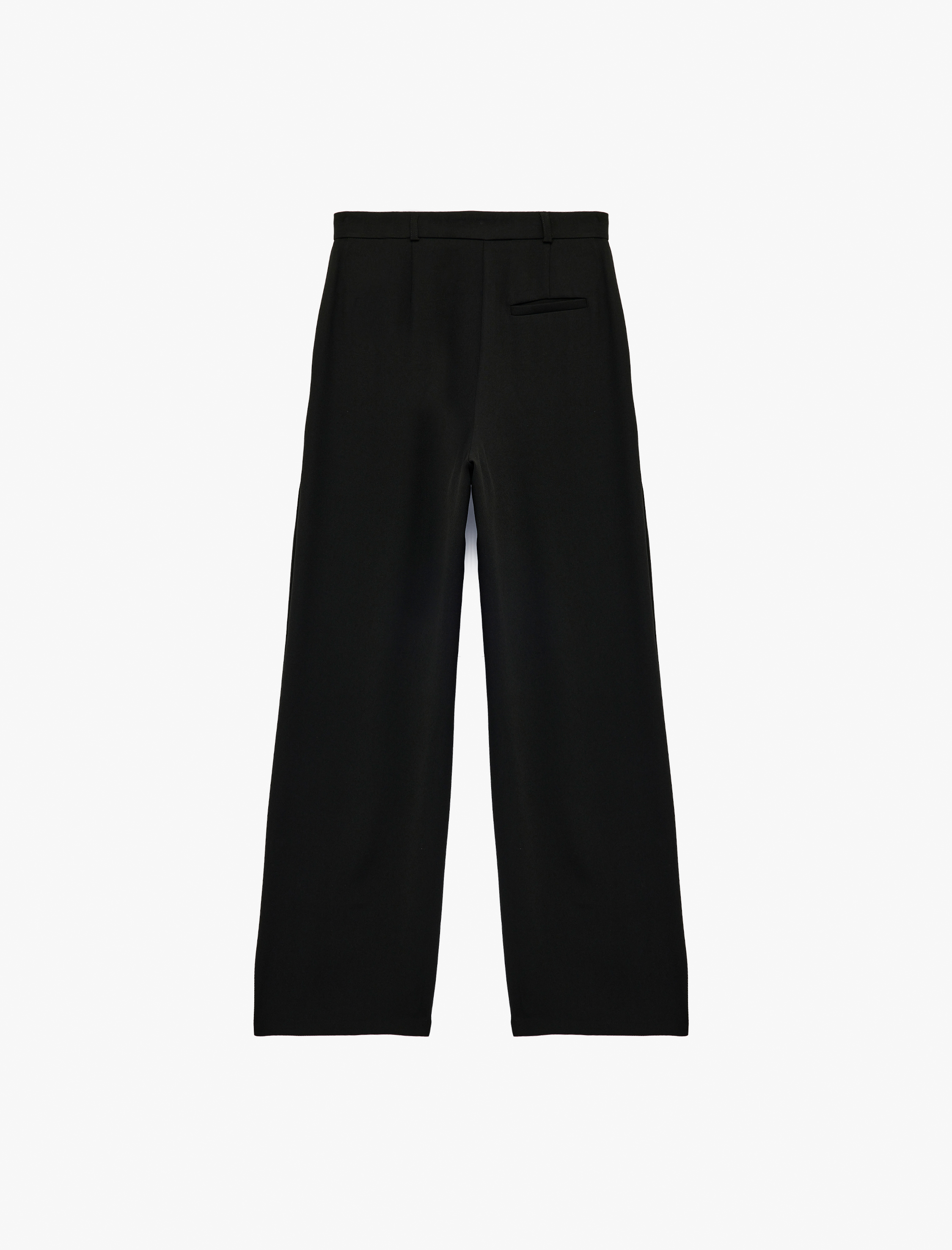   Krep Palazzo Yüksek Bel Kumaş Pantolon