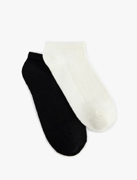 Basic Pamuklu 2'li Patik Çorap Seti