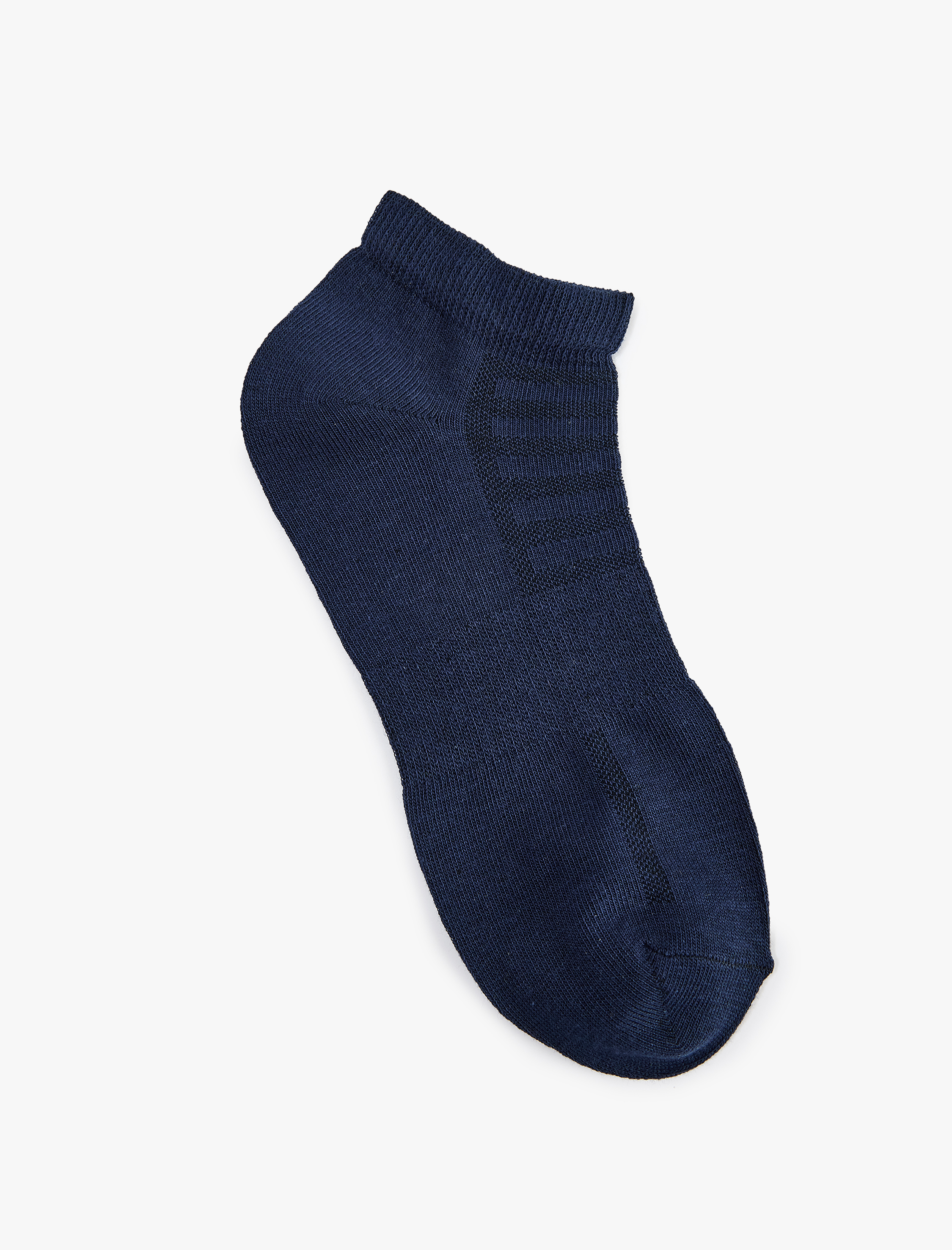  Erkek 3'lü Desenli Patik Çorap Seti