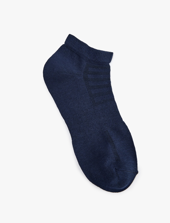 Erkek 3'lü Desenli Patik Çorap Seti