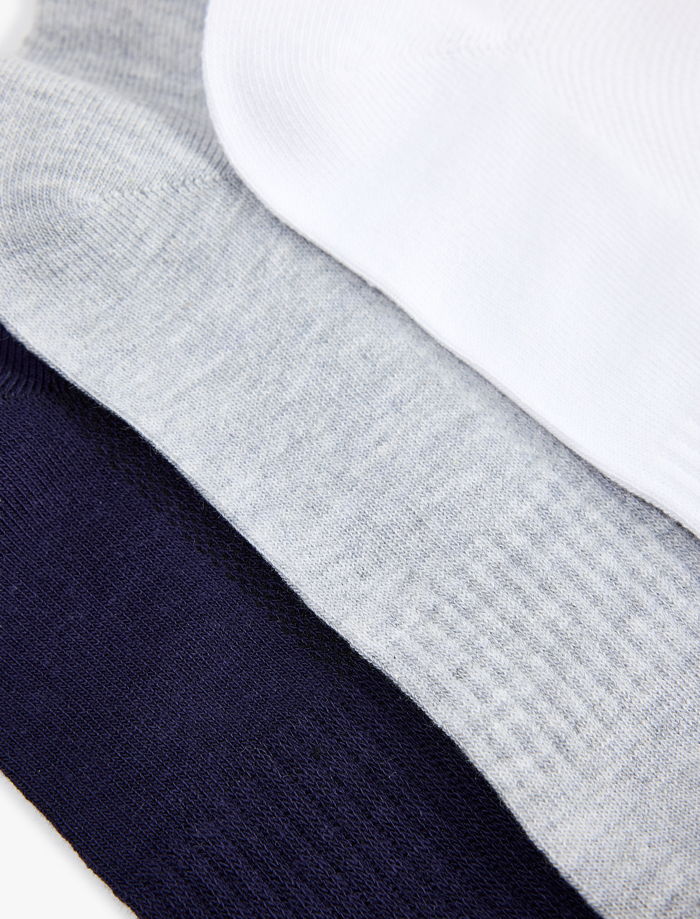  Erkek 3'lü Patik Spor Çorabı Seti