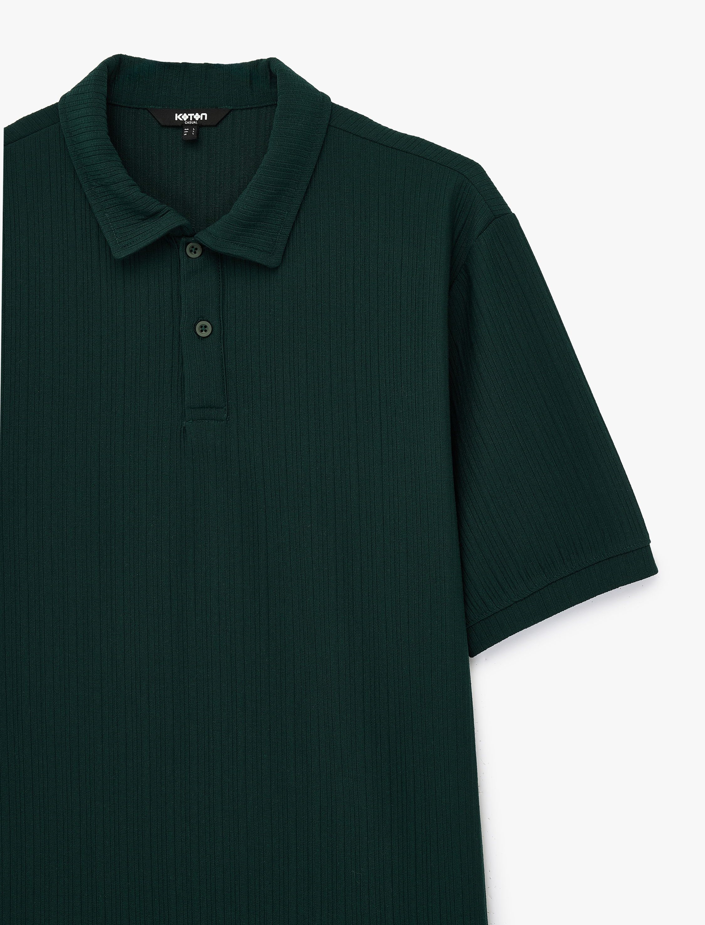   Regular Fit Kısa Kollu Düğmeli Polo Yaka Tişört