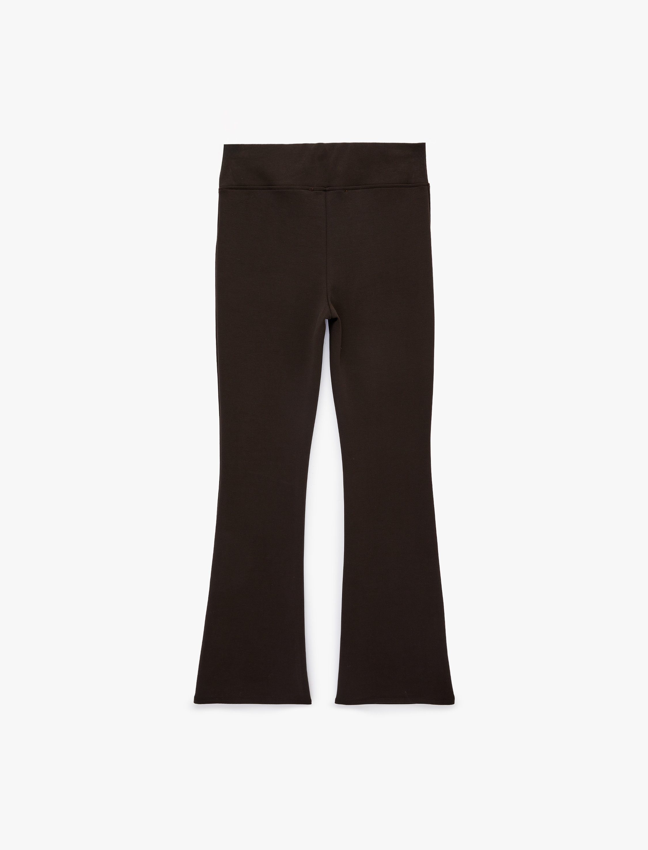   Modal Karışımlı Slim Fit İspanyol Paça Tayt