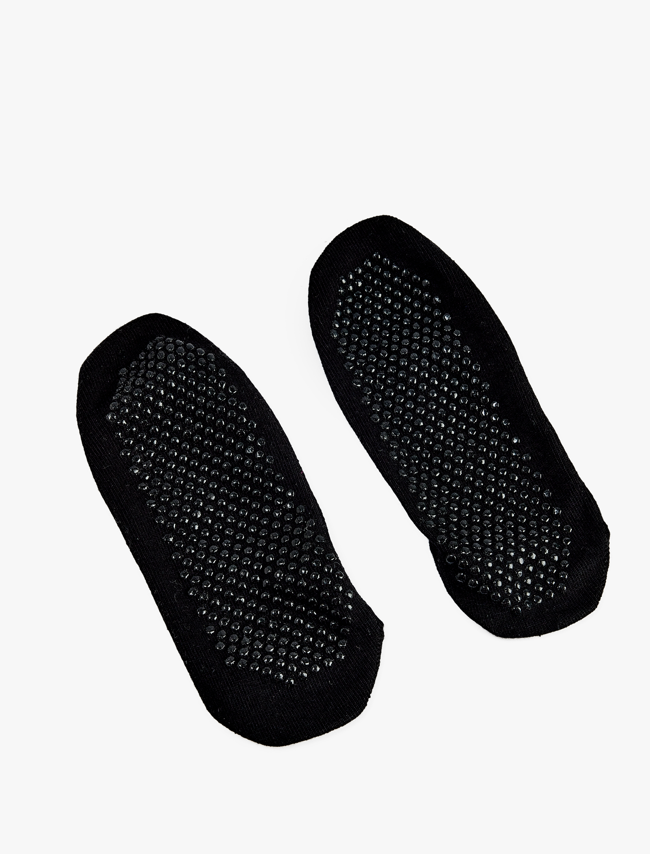  Kadın Pamuklu Lastik Detaylı Yoga Çorabı